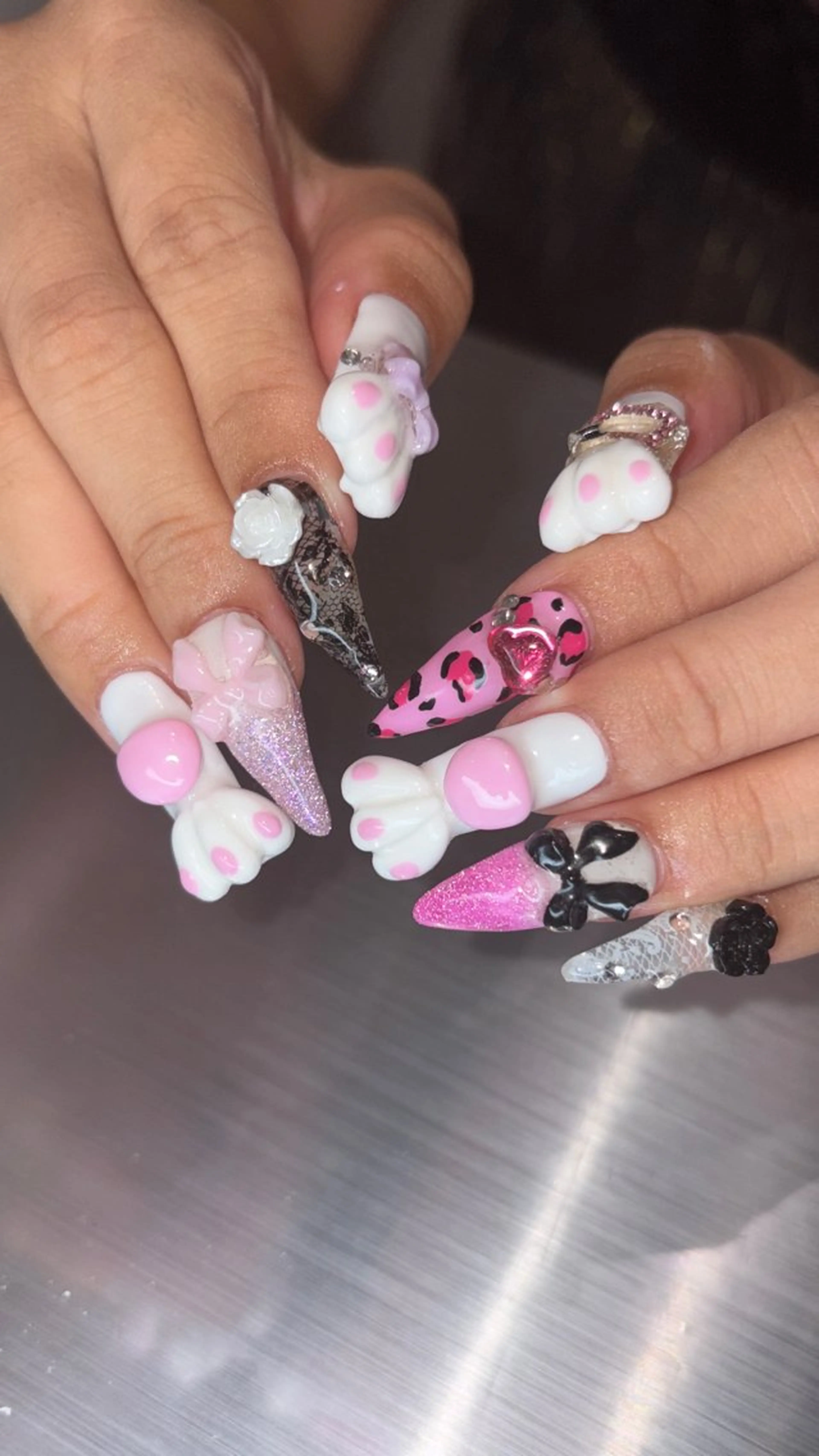 ネイル ハンドネイル 👽個性派ネイル🎀 komachiのマツエク・マツパデザイン