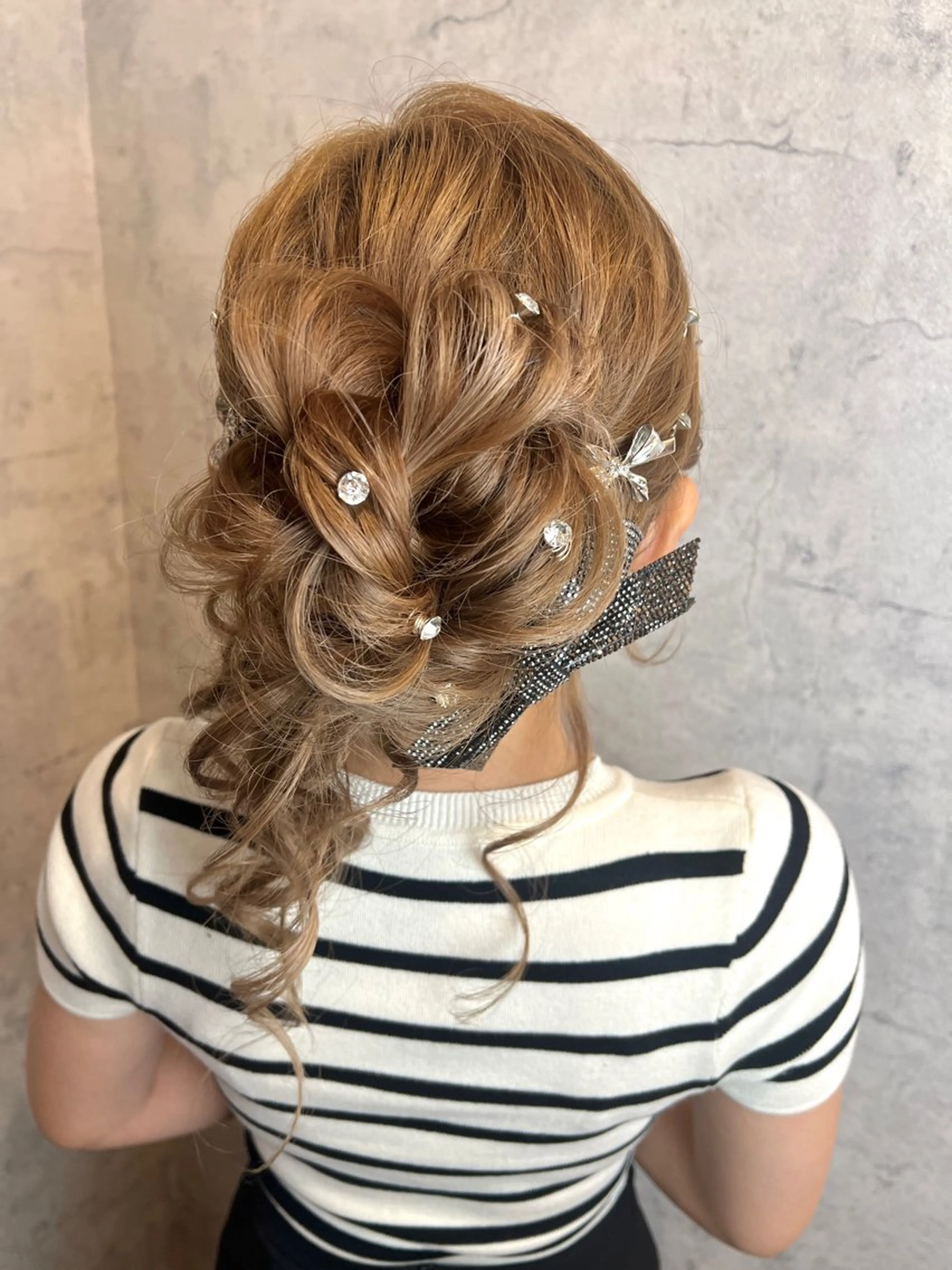 ミディアム ヘアセット 【カメレオン】 しょうた  みくꨄのヘアスタイル