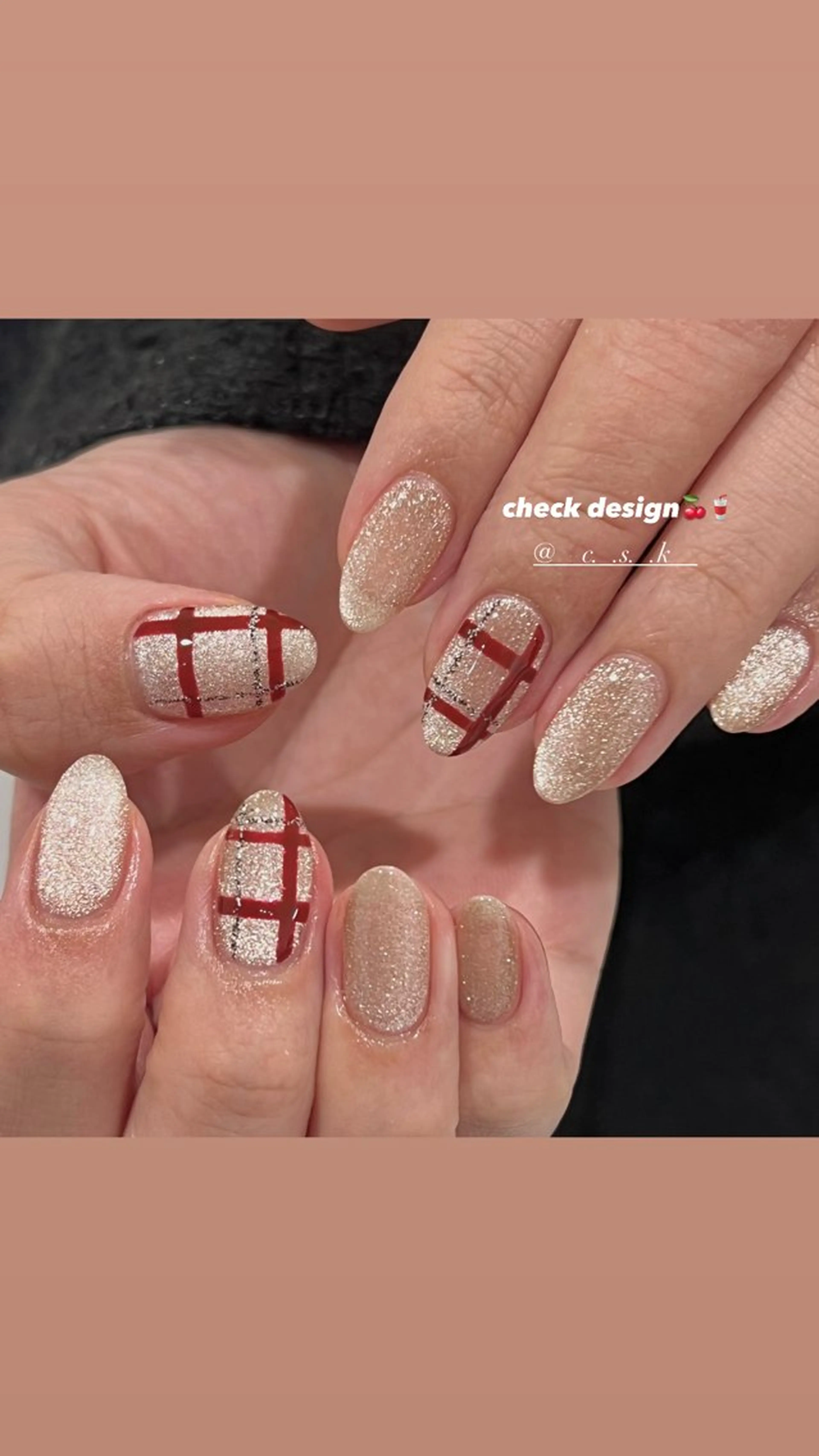 ネイル ハンドネイル 🎀チーク/ちゅるん 🫧chisa🎀のネイルデザイン