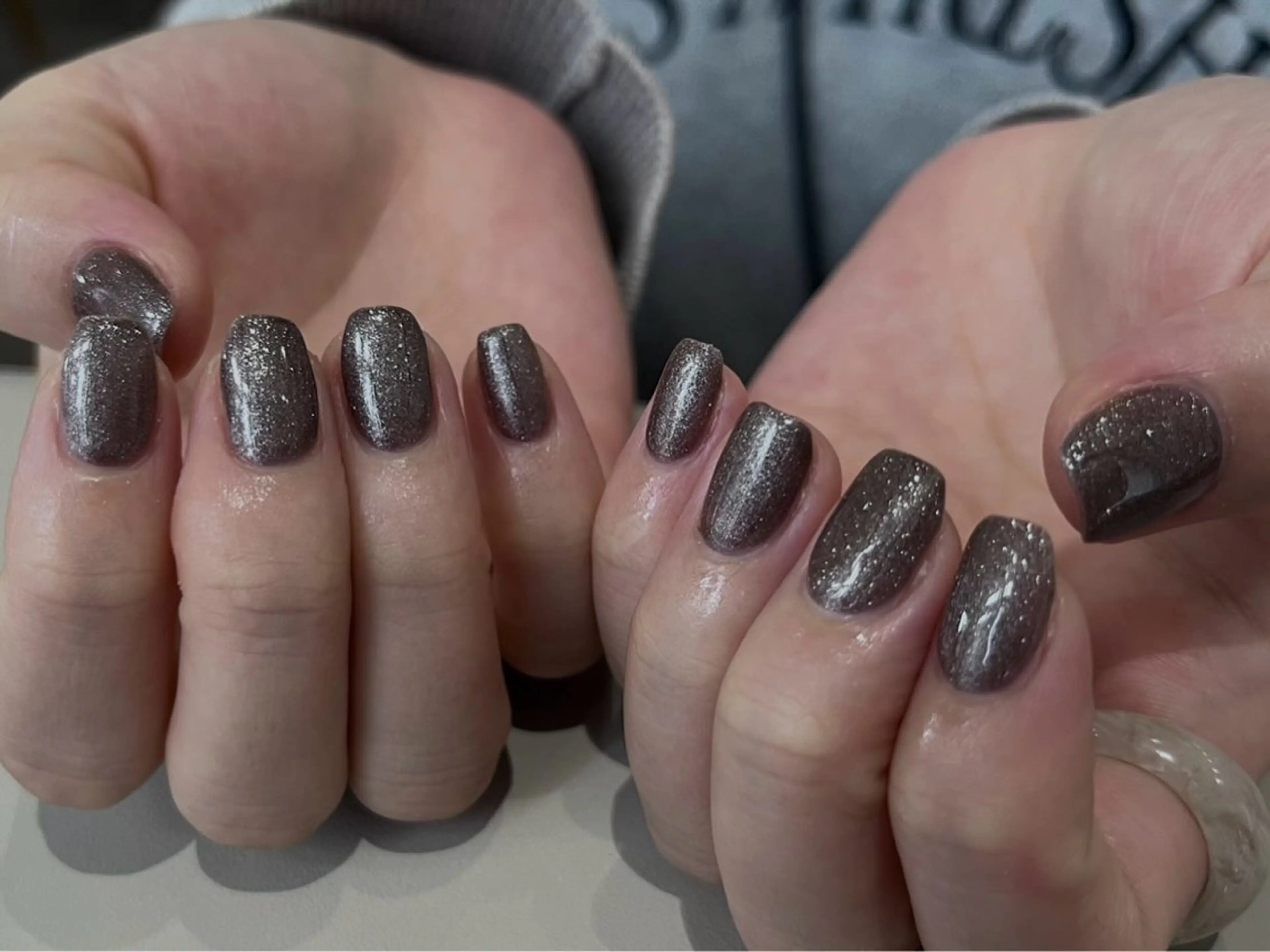 ネイル ラメ(グリッター) ハンドネイル scré as Ételのネイルデザイン