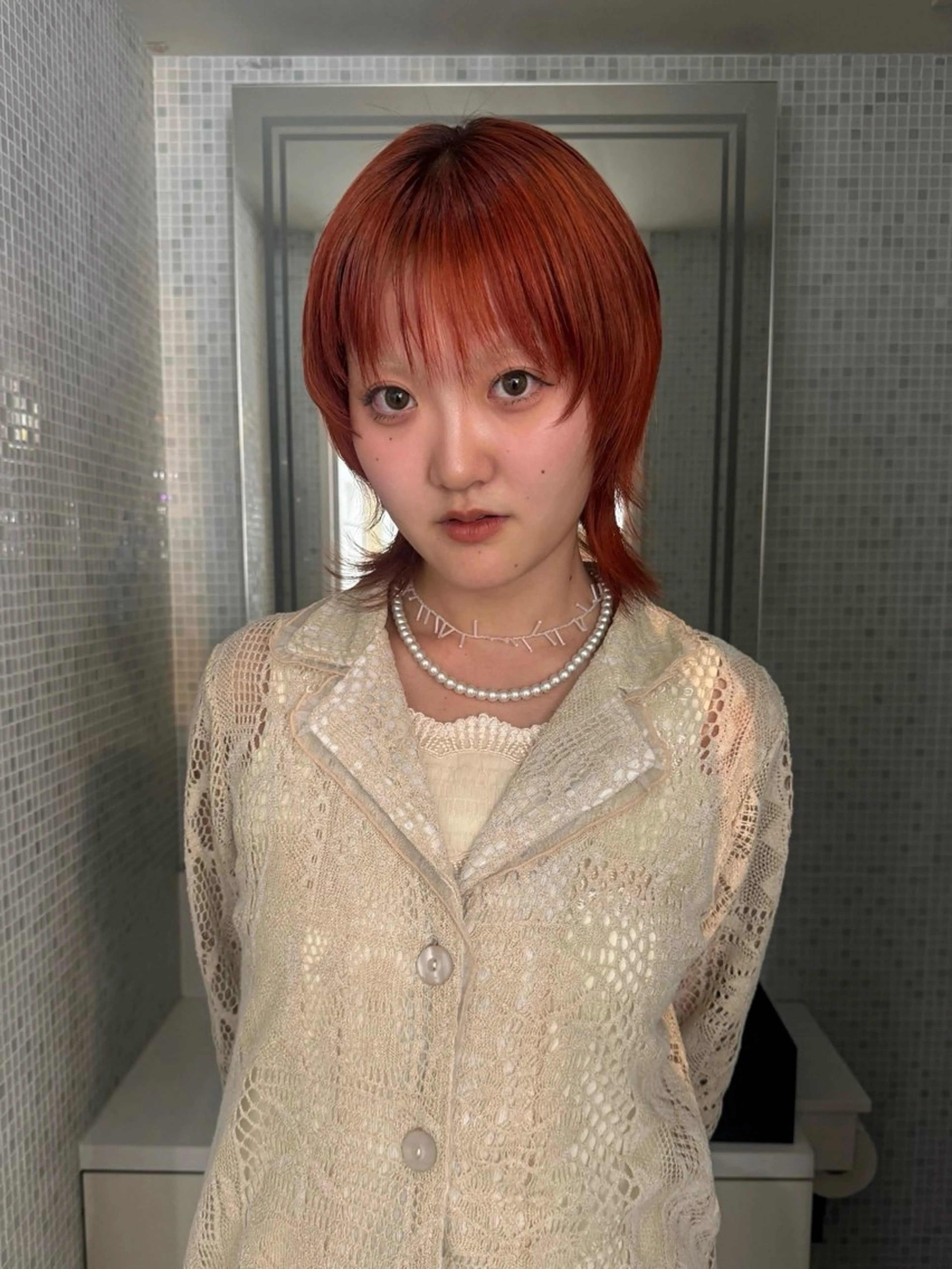 ショート カラー ヘアアレンジ ヘアカラー minto/ 似合わせ/ハイトーンのヘアスタイル