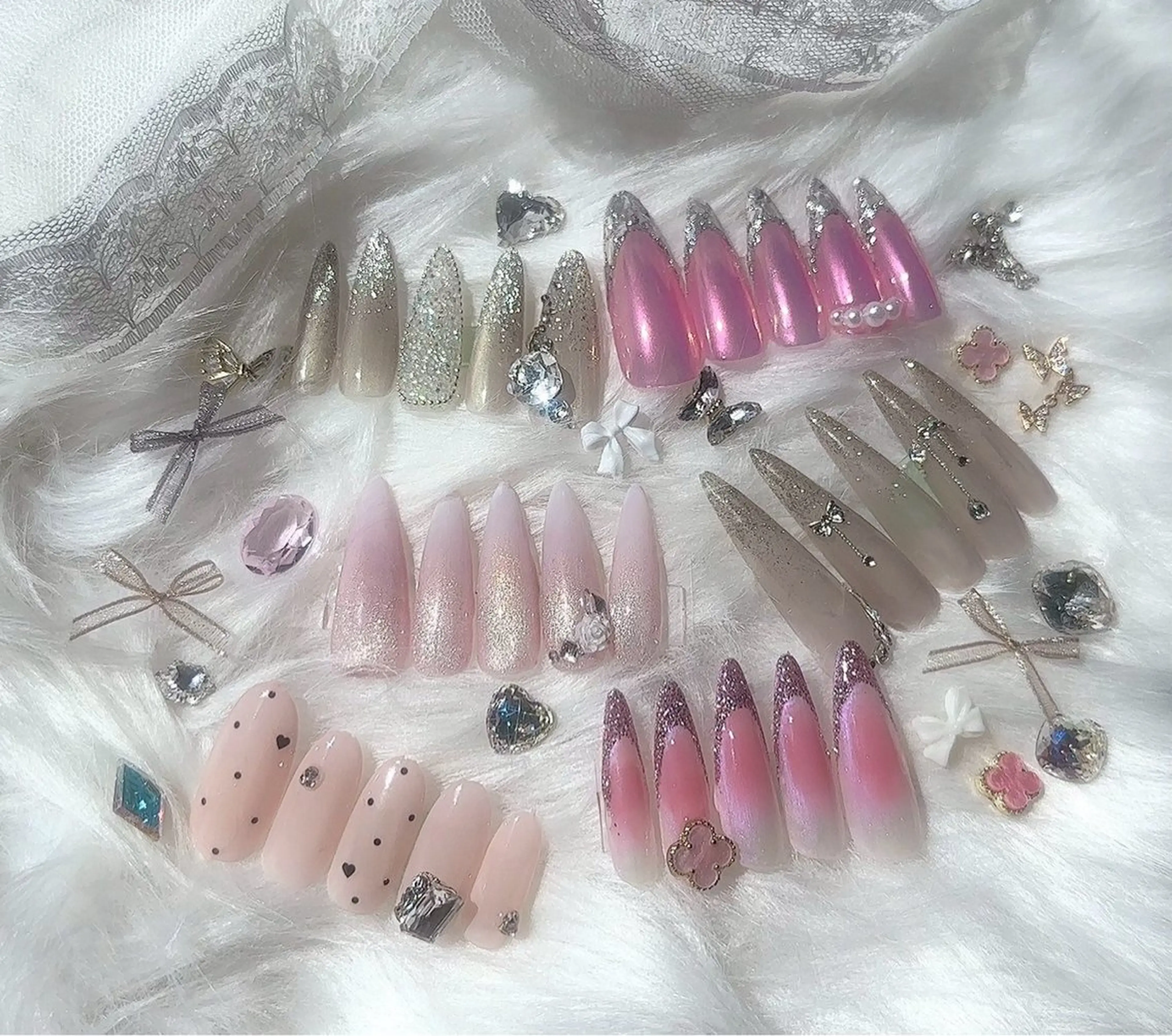 ★長さ出しアートジェル★ちゅるんワンホン・水光マグネイル￥9900の写真