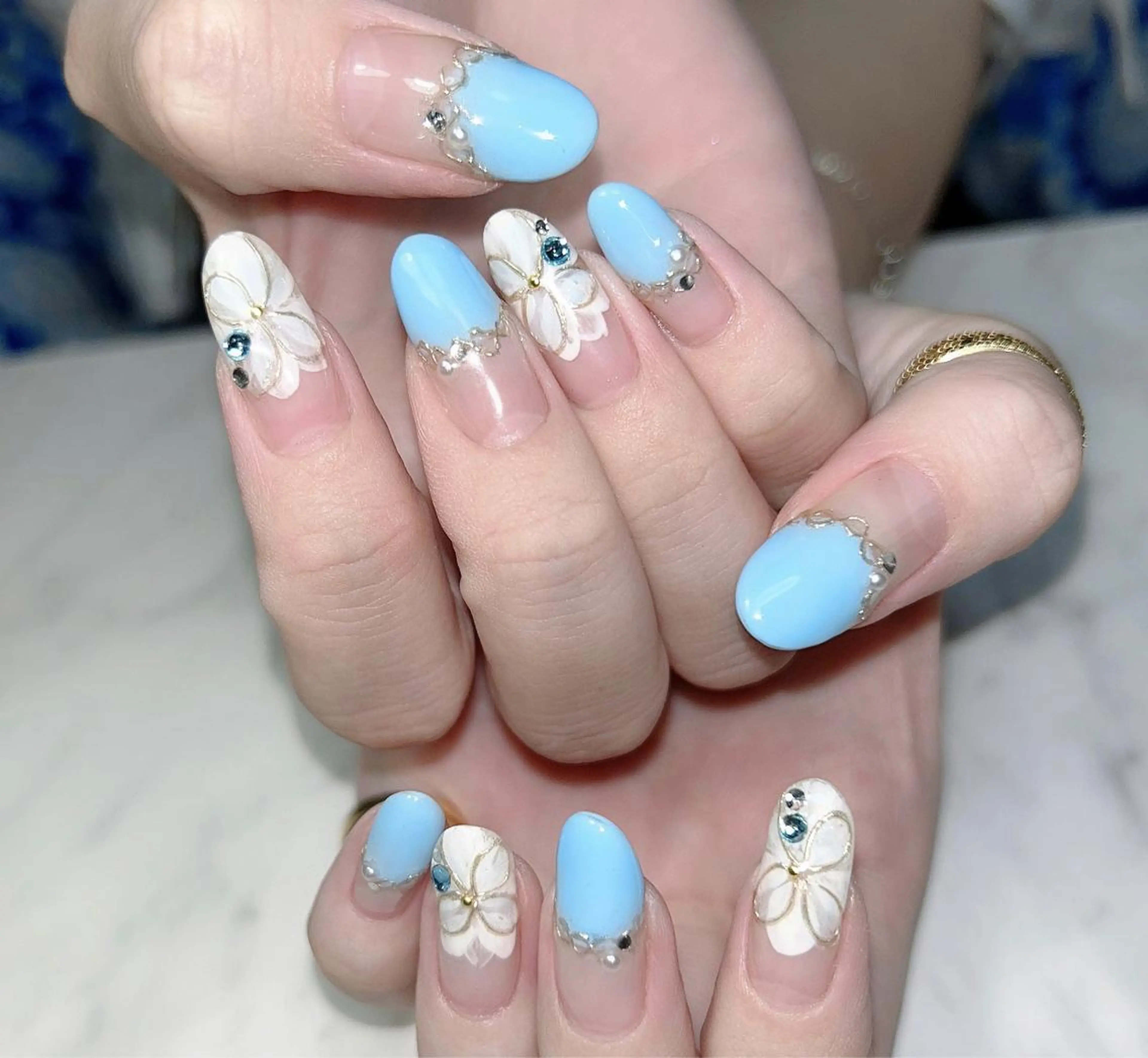 ネイル フラワーネイル ハンドネイル reve あやののネイルデザイン