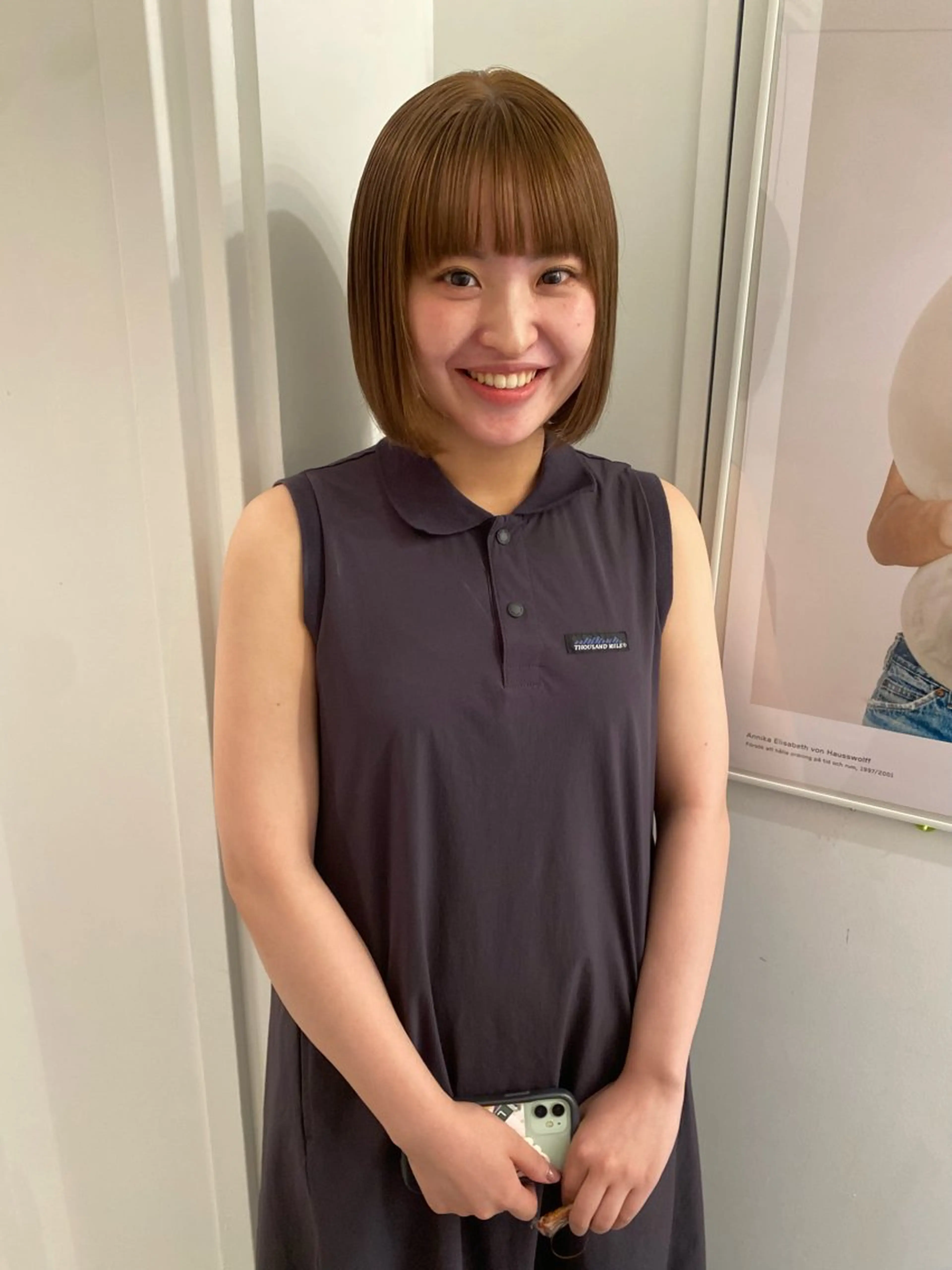 ショート カラー カット ヘアカラー riria/ボブ /ブラウンカラー🎀のヘアスタイル