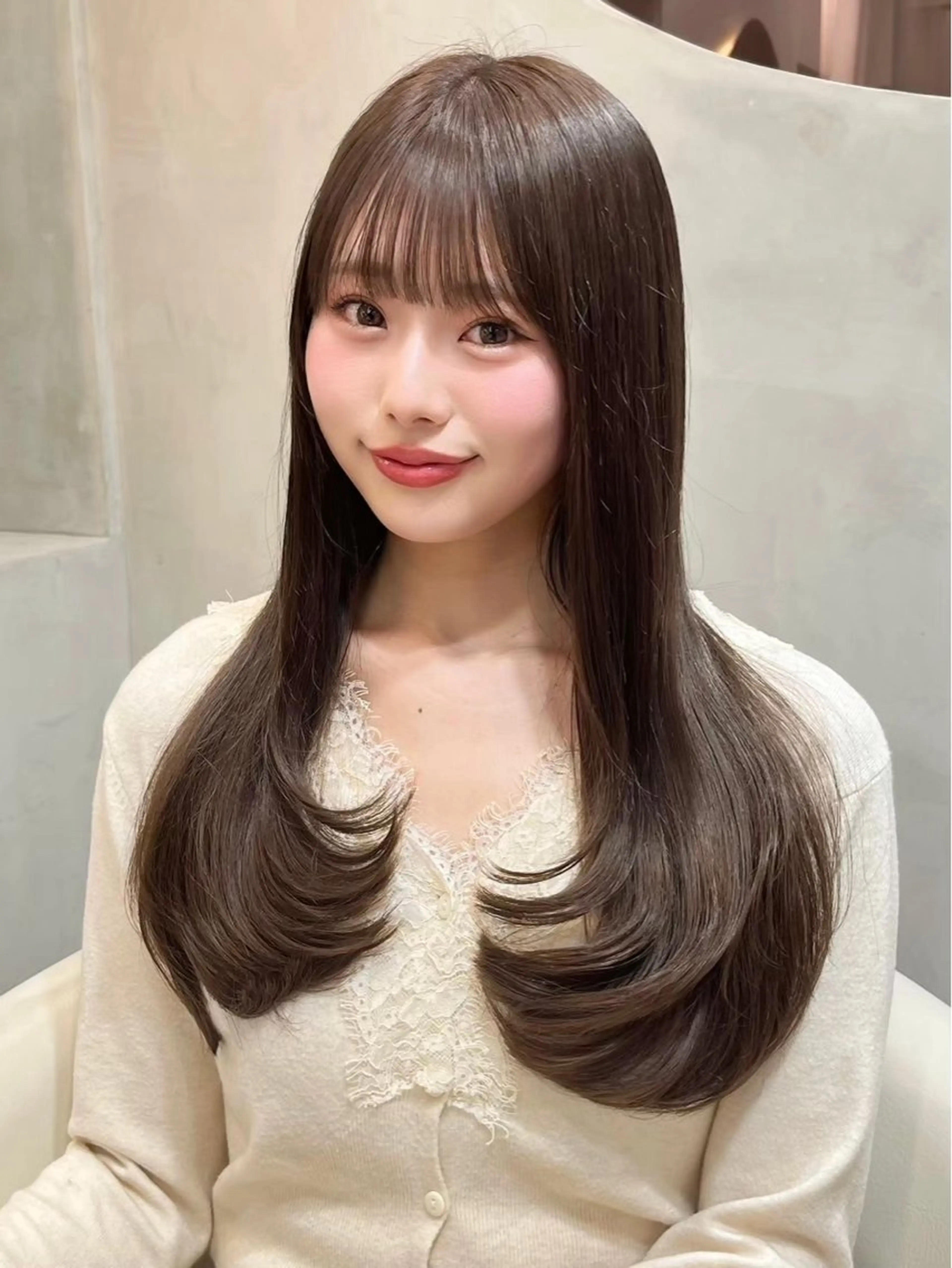 ロング カラー ヘアアレンジ カット ヘアカラー トリートメント ヘアセット 大宮‎🩵縮毛矯正 髪質改善 佐藤 和のヘアスタイル