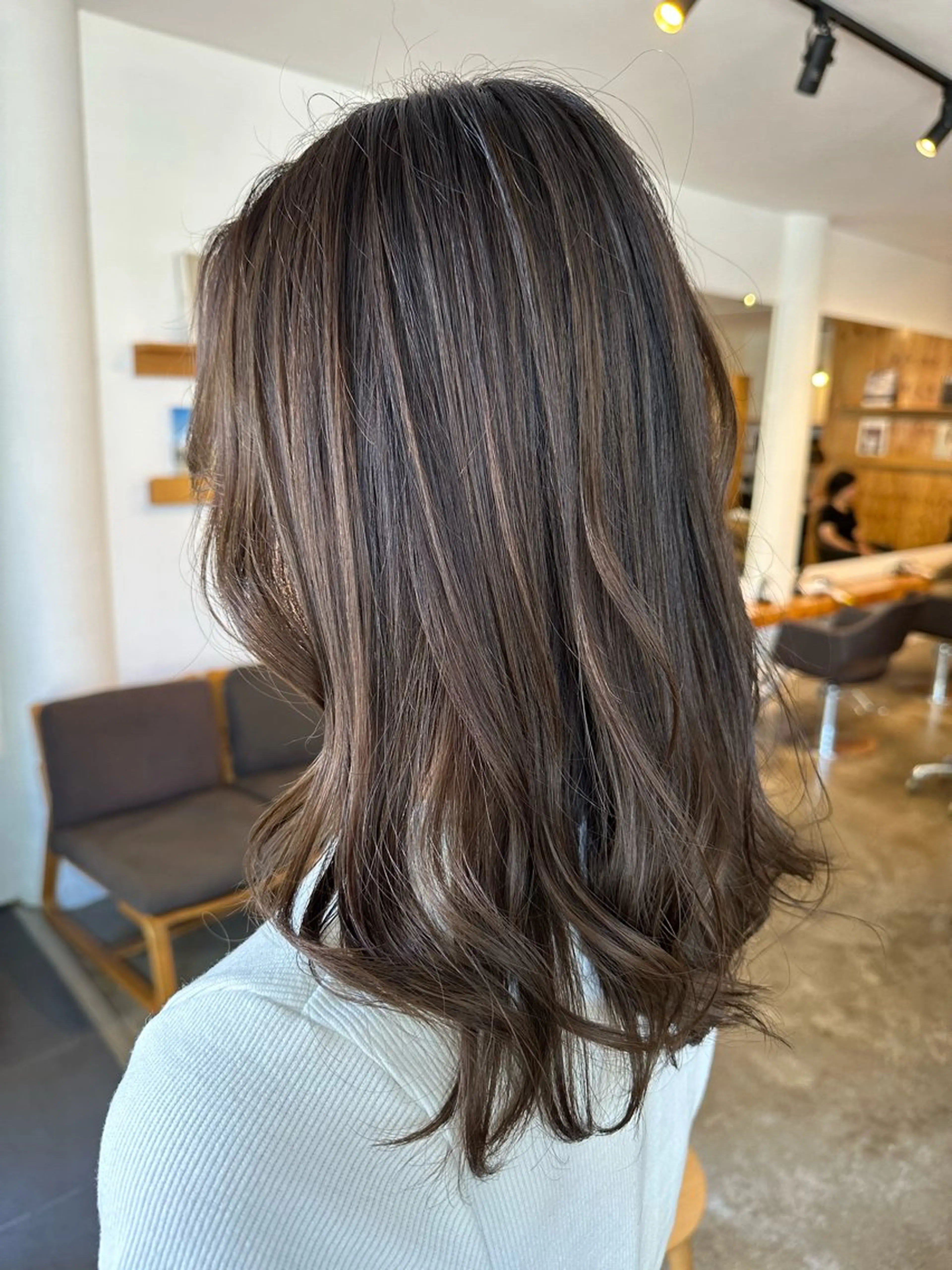 セミロング カラー ヘアセット/艶カラー 💐nao.のヘアスタイル