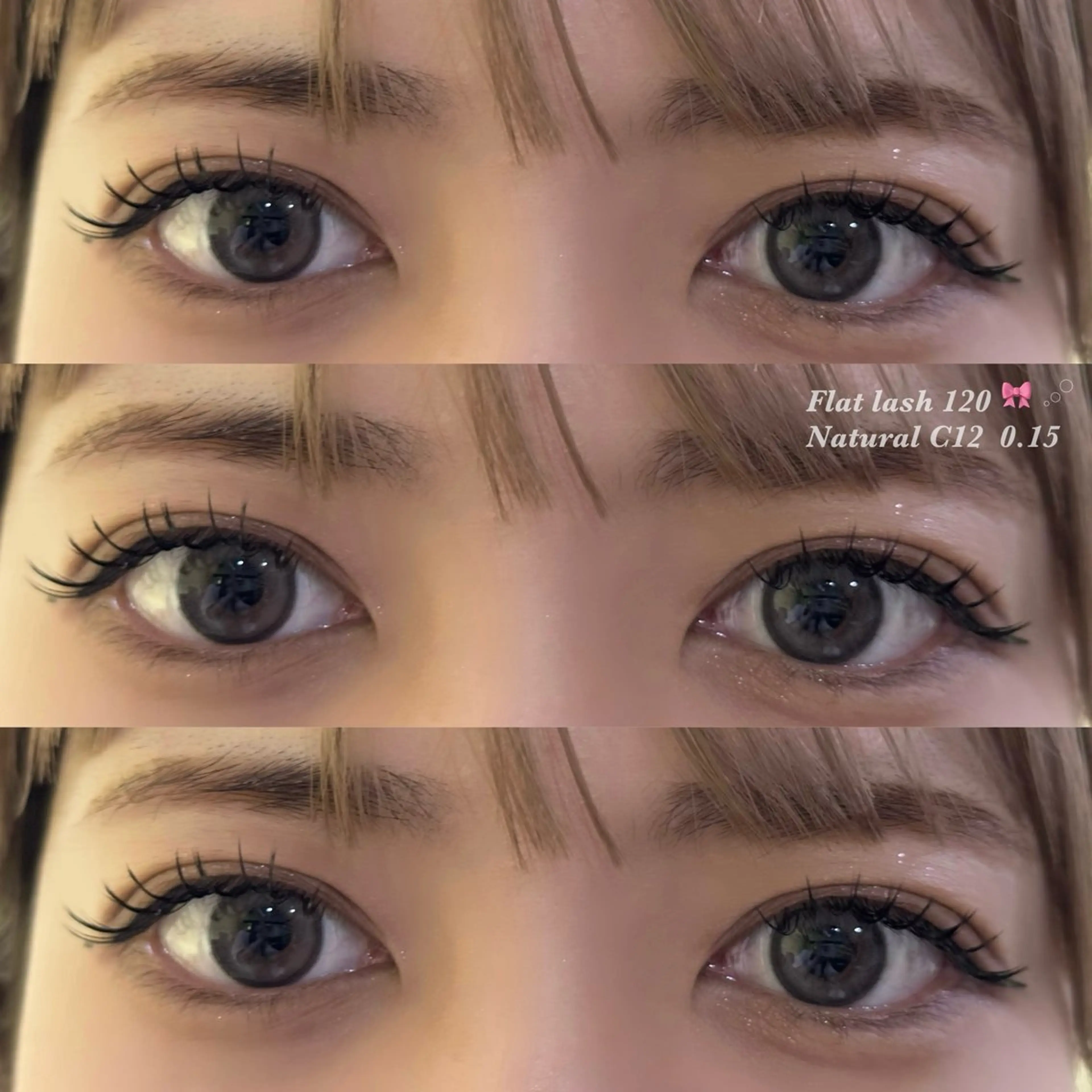 マツエク・マツパ マツエク Miyuu🎀カラー マツエク・ストレートのマツエク・マツパデザイン