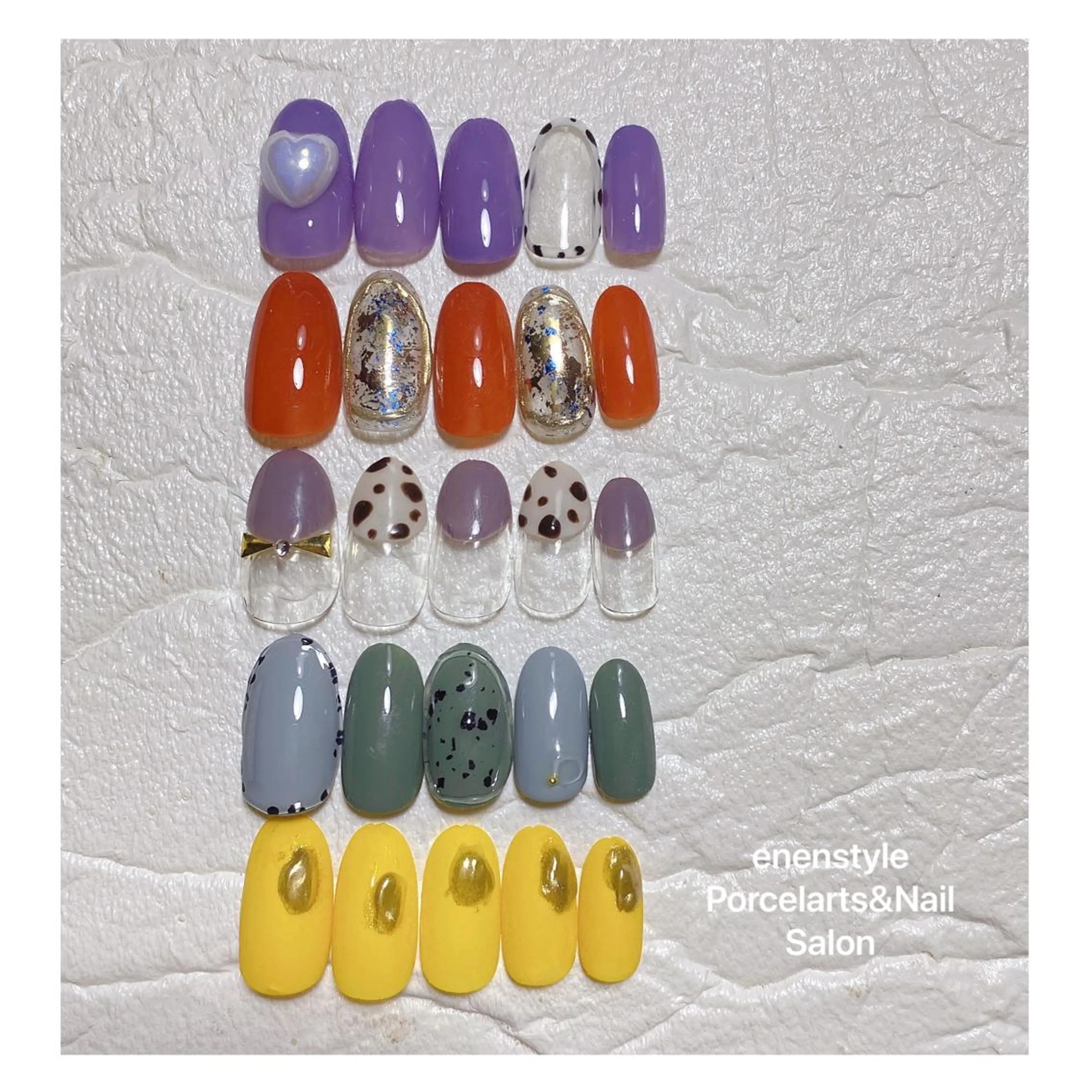 ミディアム ネイル 👑enen style👑のネイルデザイン