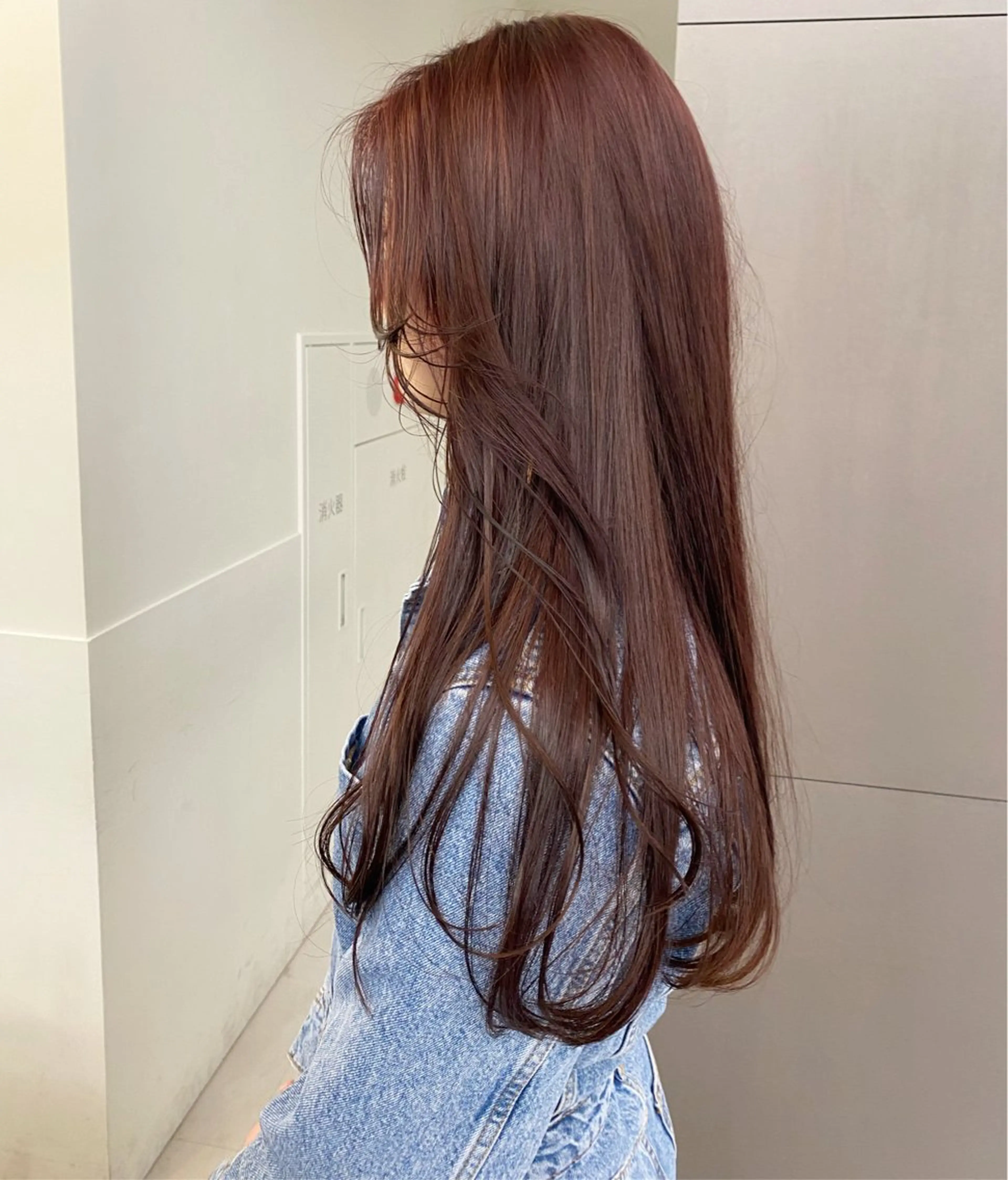 ロング 🎀透明感× 暖色カラーつな🎀のヘアスタイル