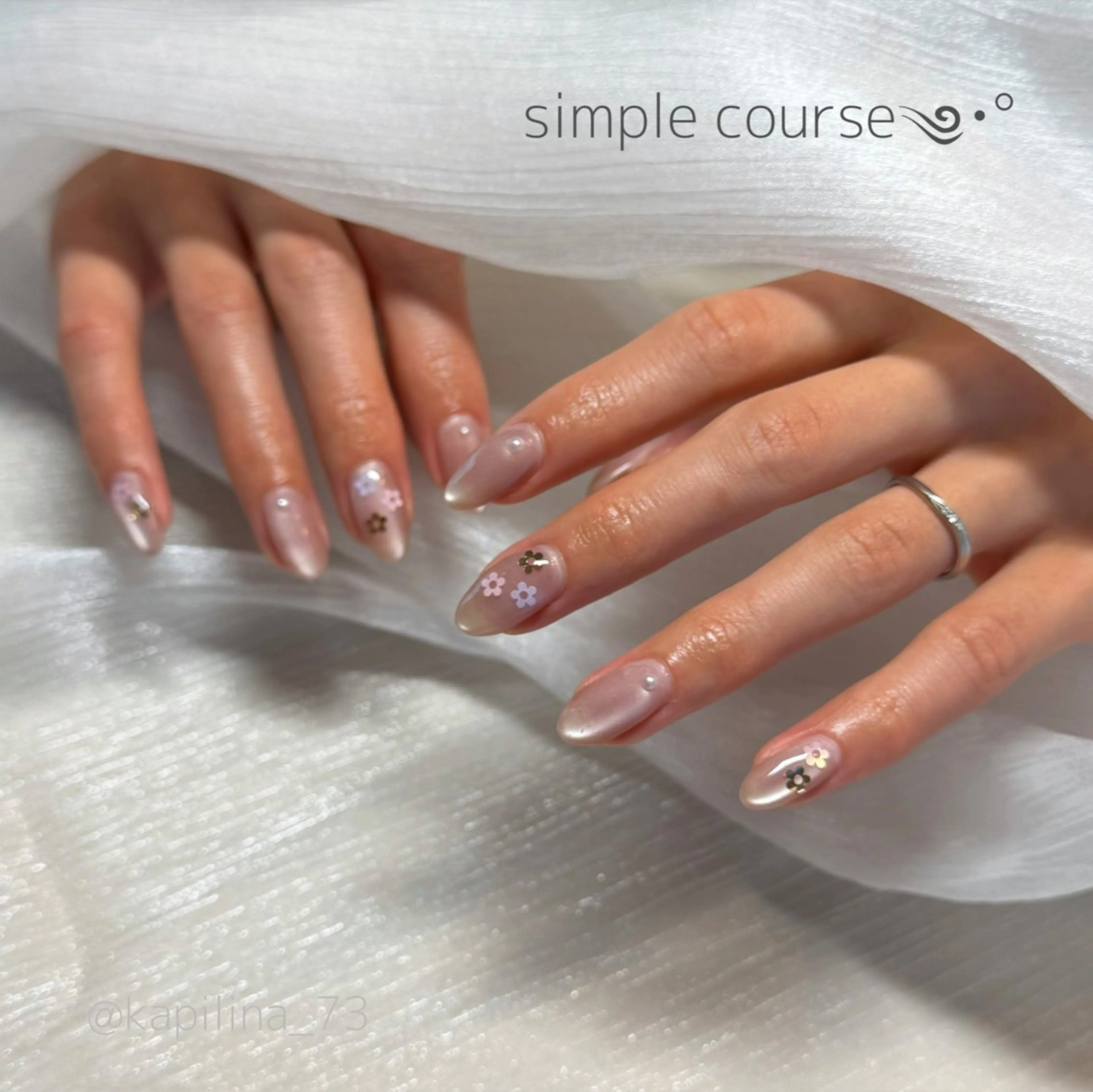 ネイル ハンドネイル Nailsalon Ka pilina所属・Kapilina🌺 MOMOのネイルデザイン