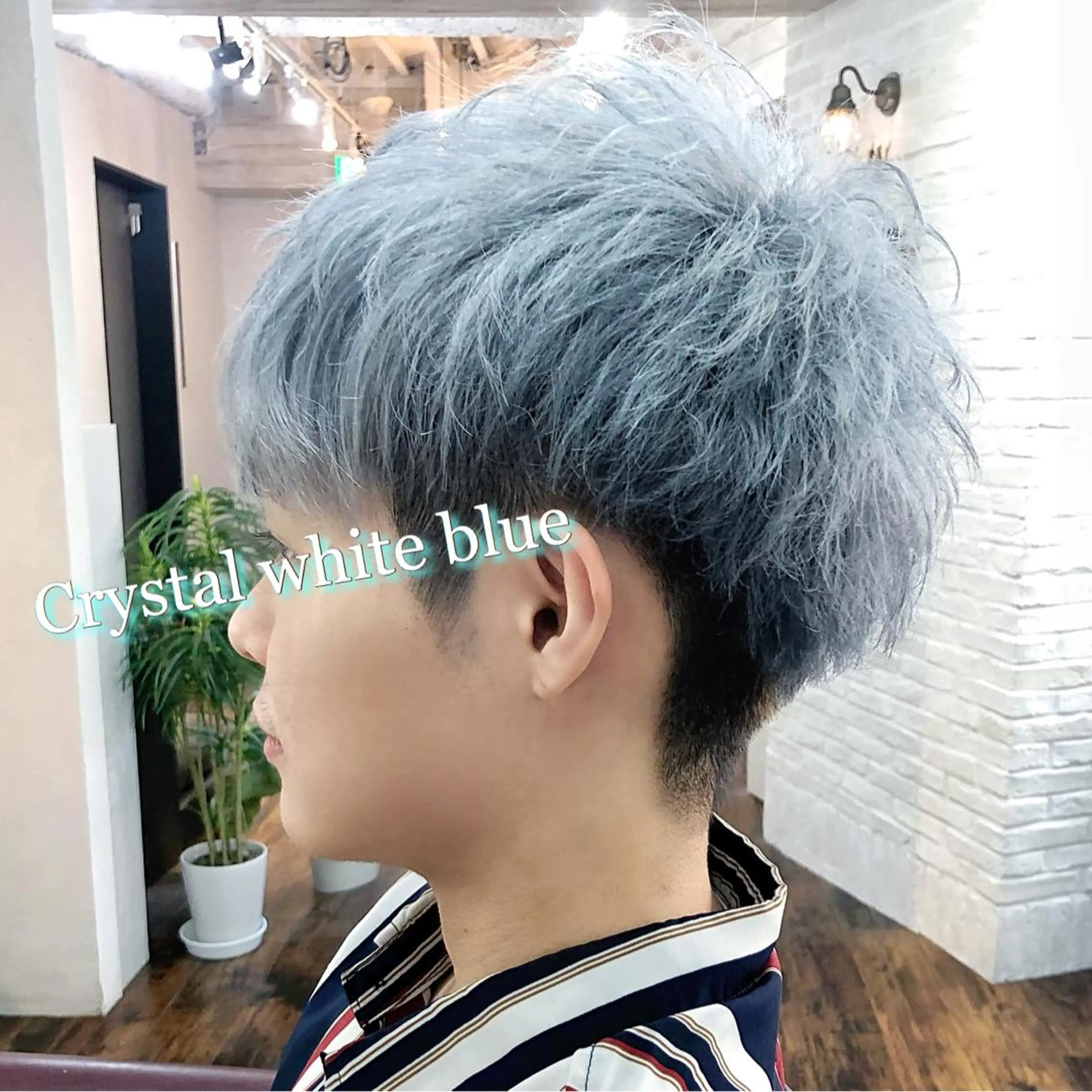 メンズ メンズブリーチ カット ヘアカラー トリートメント Soleria /ソレリア所属・メンズカットのプロ 田中慎一のヘアスタイル