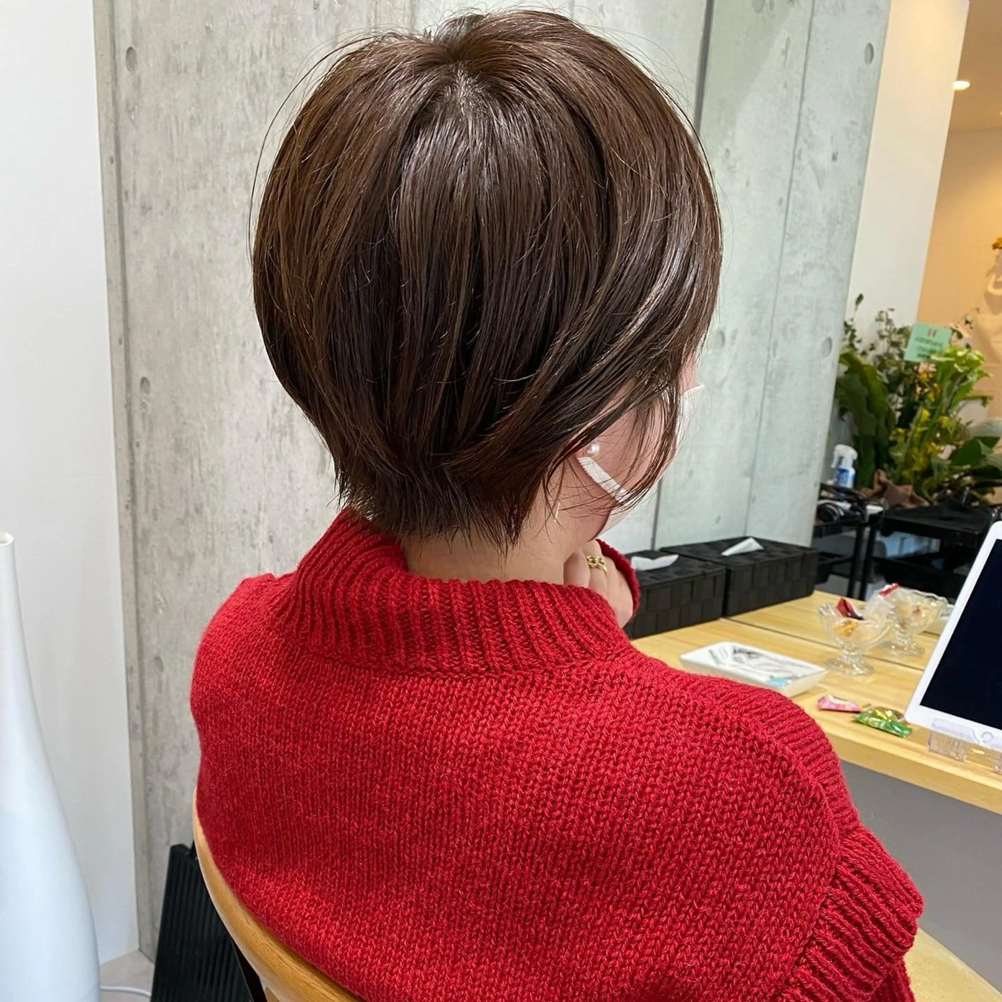 ショート ハイライト 髪質改善 レイヤーカット ショートヘア カット ヘアカラー トリートメント また会いたくなる 美容師【KENTA】のヘアスタイル