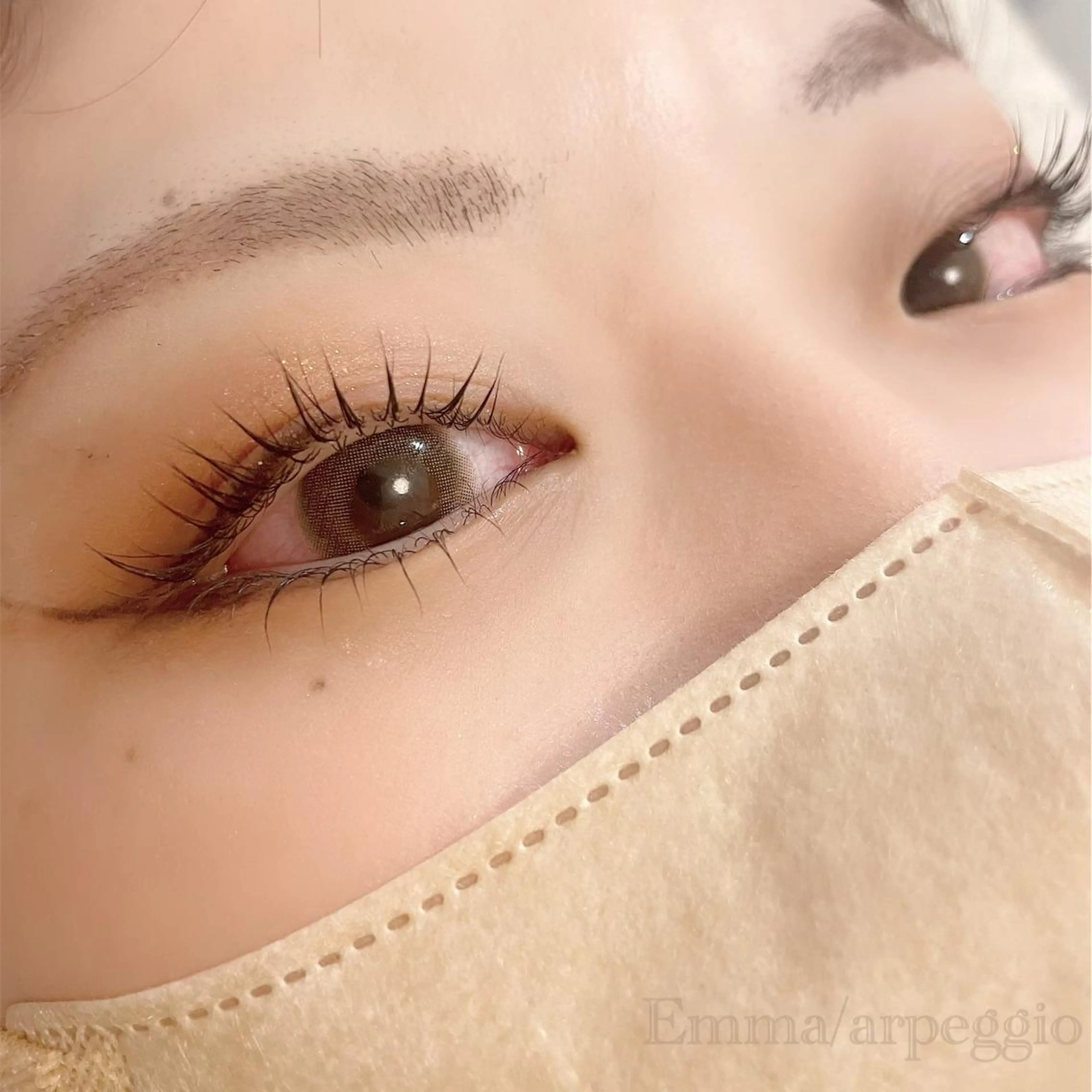 マツエク・マツパ パリジェンヌラッシュリフト hairmake Emma/arpeggio所属・Emma arpeggioのマツエク・マツパデザイン