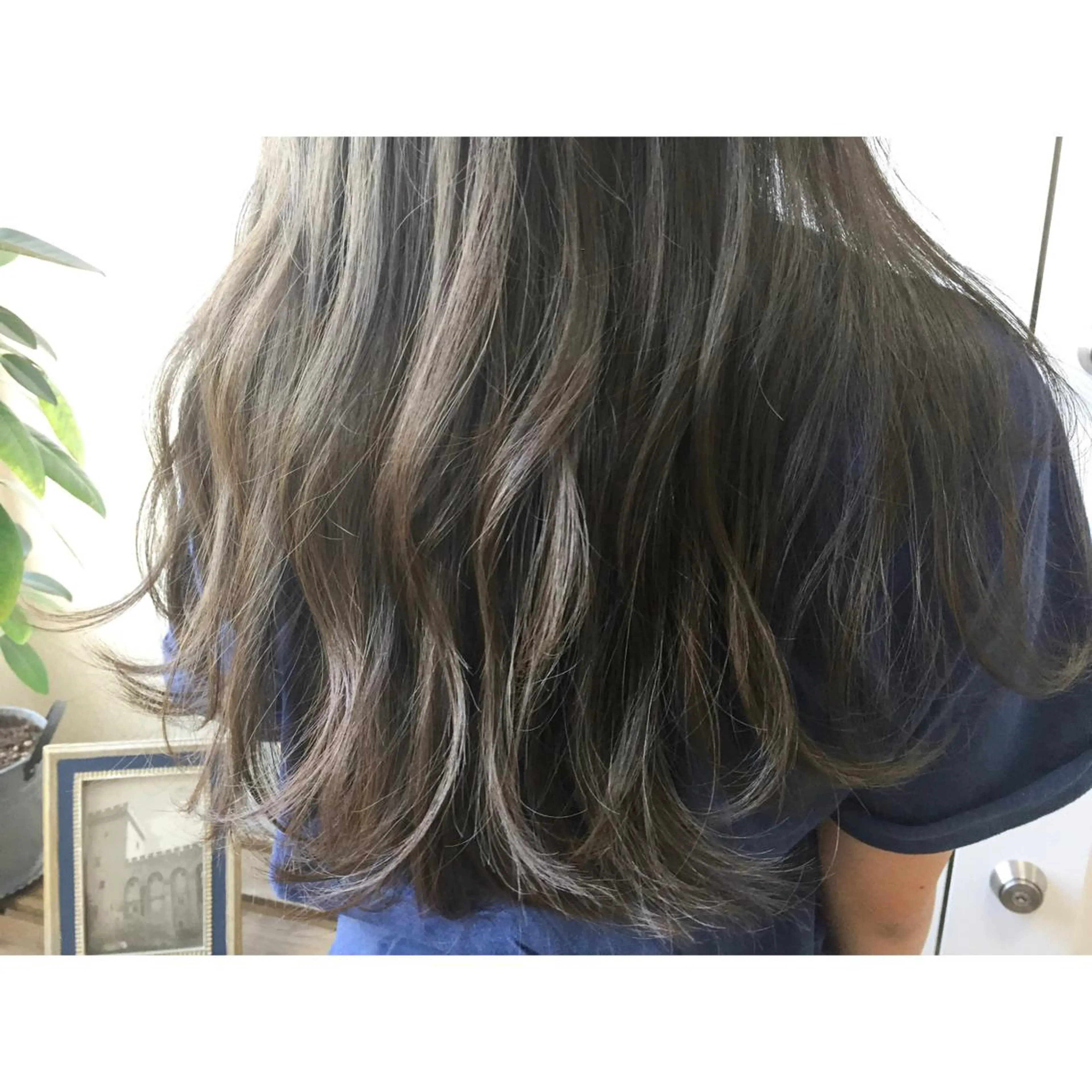 ロング カラー アディクシーカラー アッシュ バイオレットカラー 江上拓郎/ショート /酸性ストレートのヘアスタイル