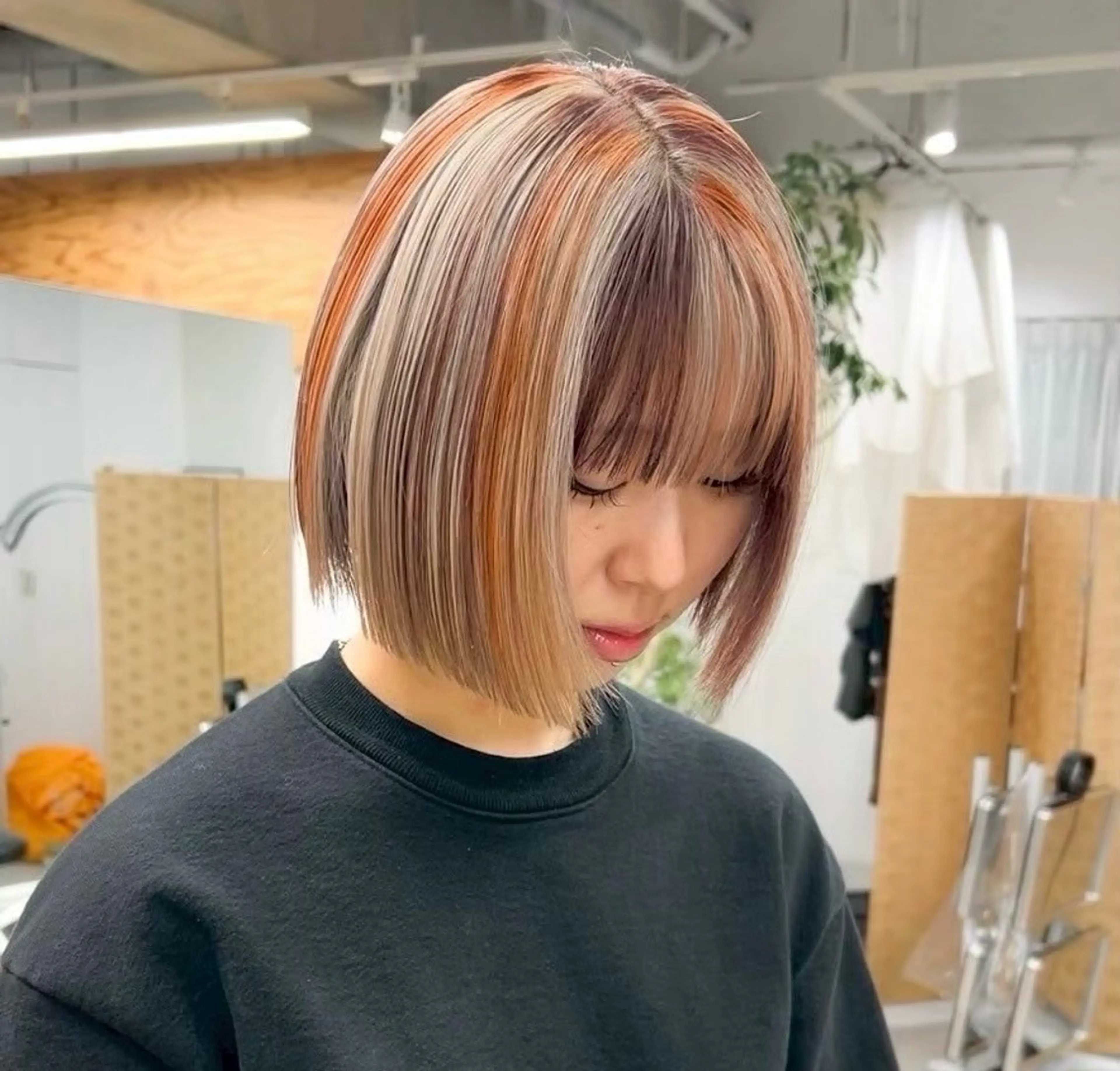 ショート カラー moon/髪質改善/ ブリーチ/レイヤー☪のヘアスタイル