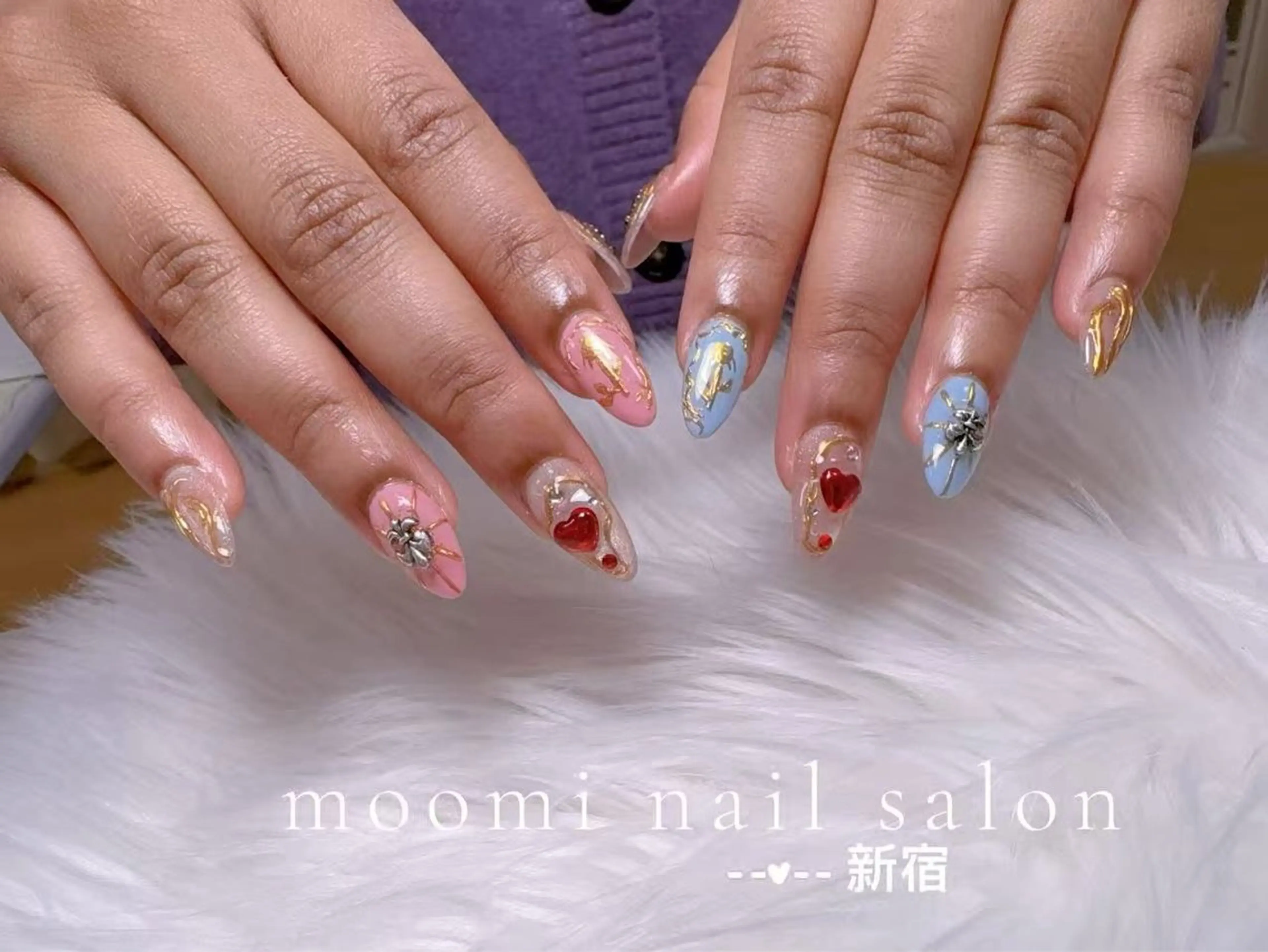 ネイル ハンドネイル Moomi なつのネイルデザイン