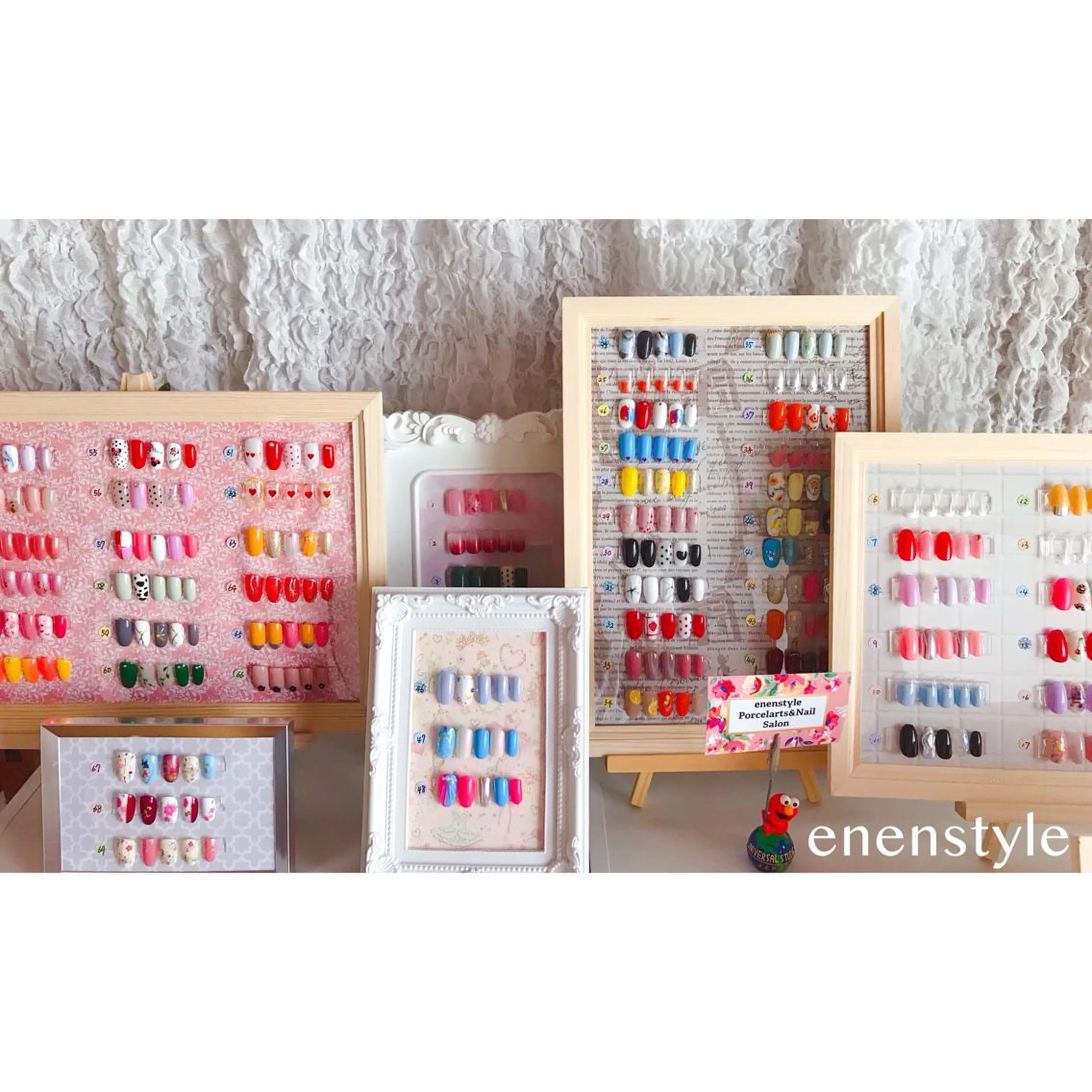 ショート カラー ネイル ハンドネイル 👑enen style👑のネイルデザイン