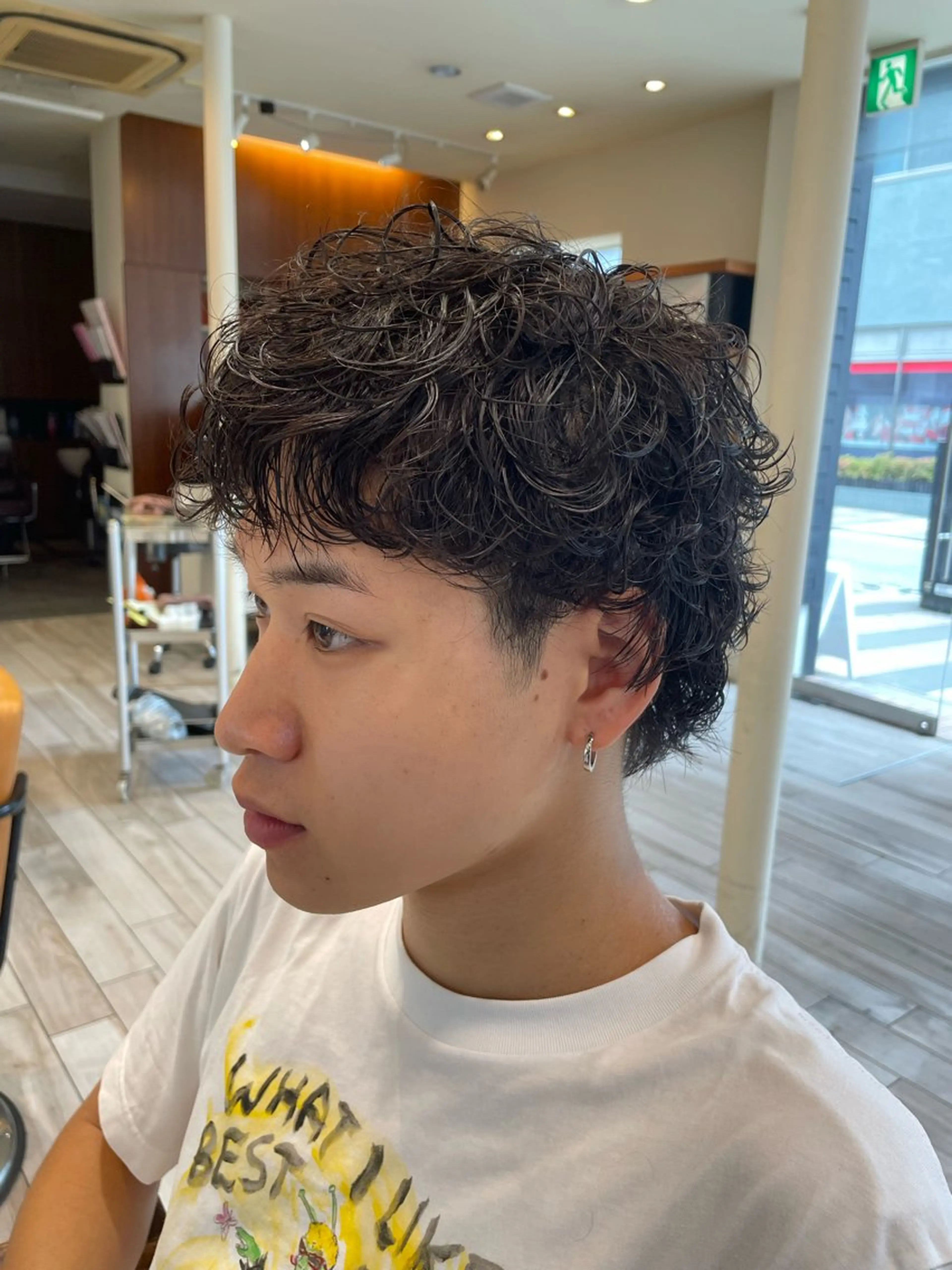 ショート パーマ メンズ メンズパーマ マレットヘア カット パーマ パーマ/フェード🔥 佐々木波人のヘアスタイル