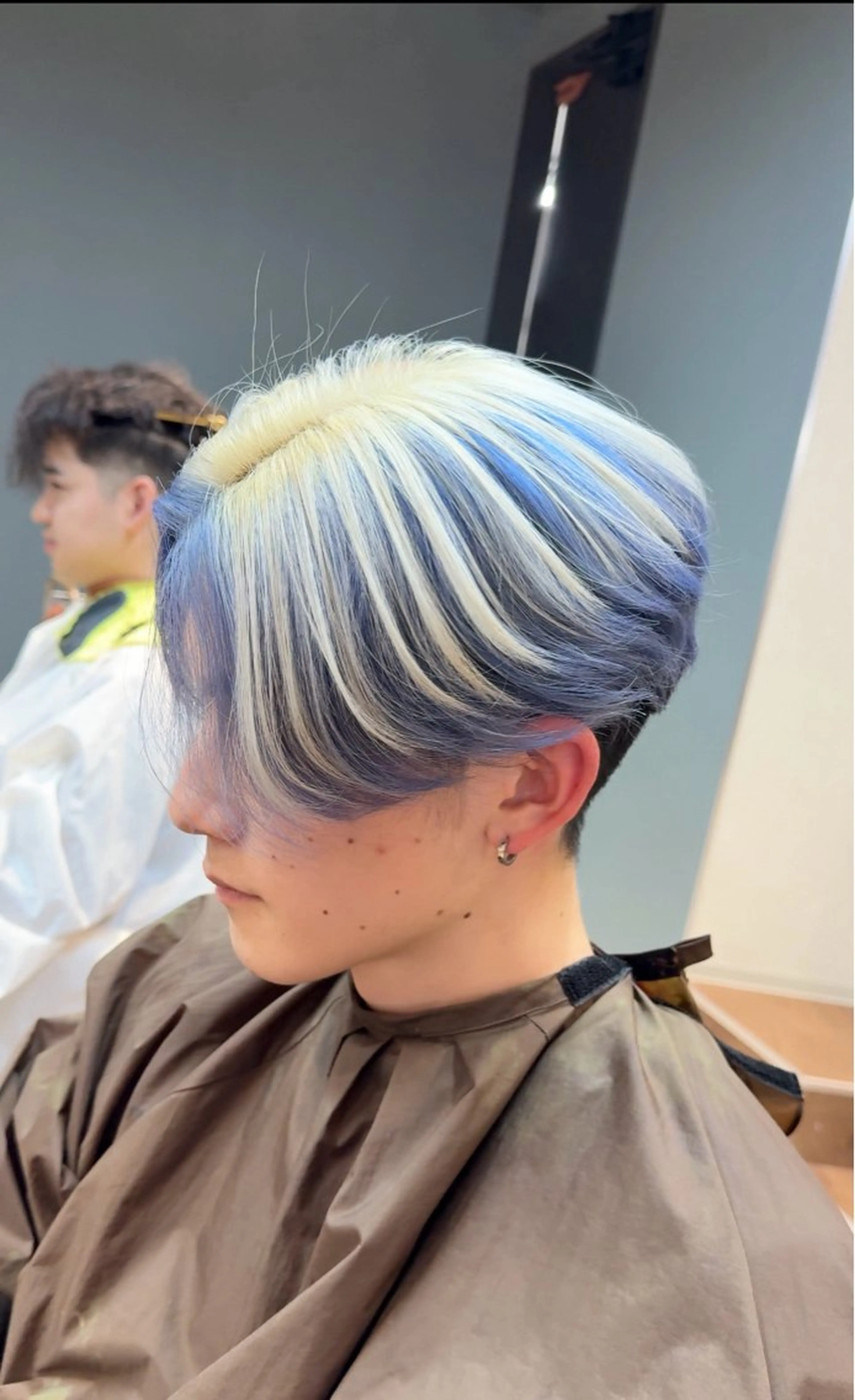 カラー メンズ カット ヘアカラー トリートメント 岡本 太陽☀️のヘアスタイル