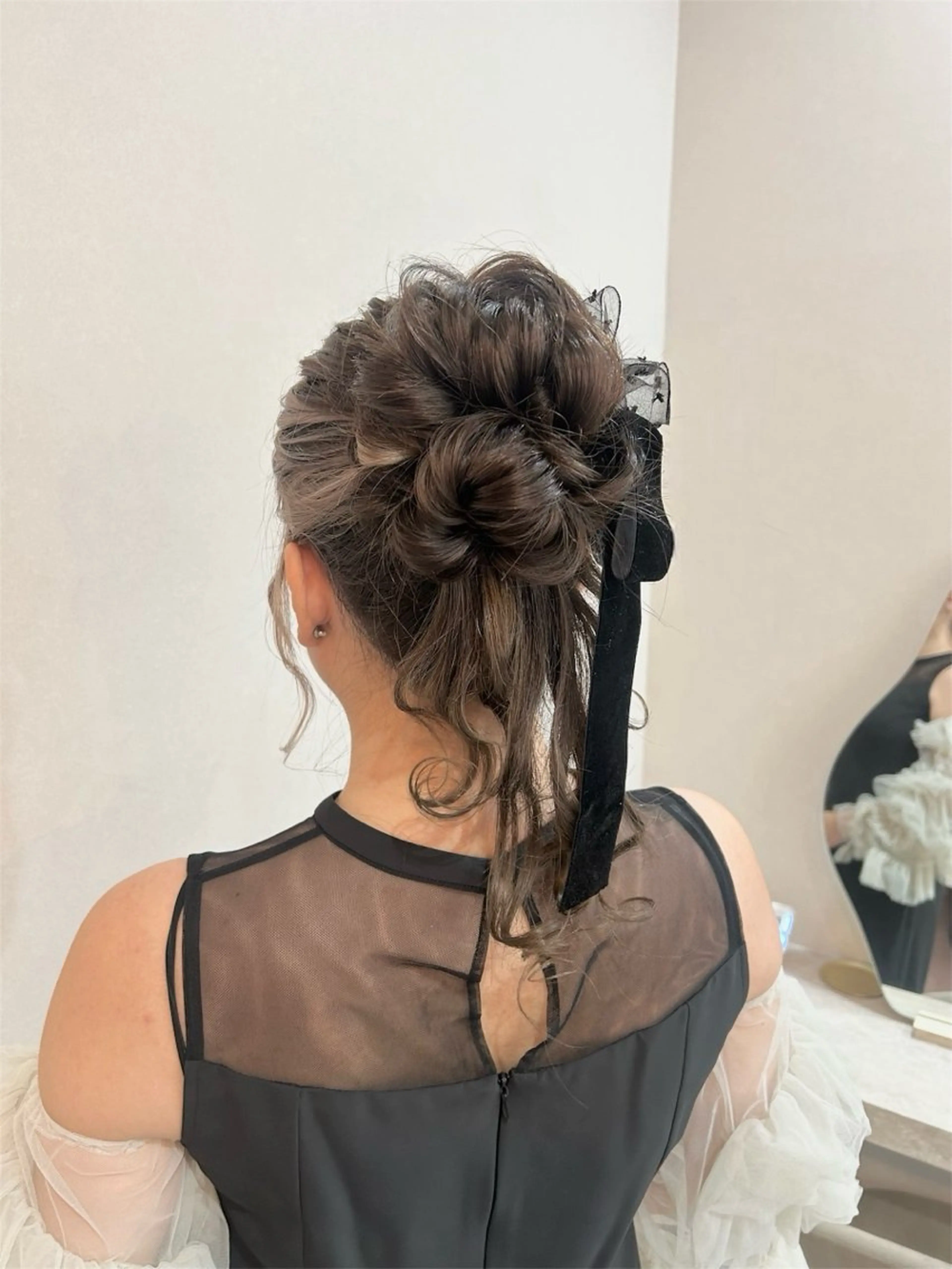 ロング ヘアセット Mila Hazukiのヘアスタイル