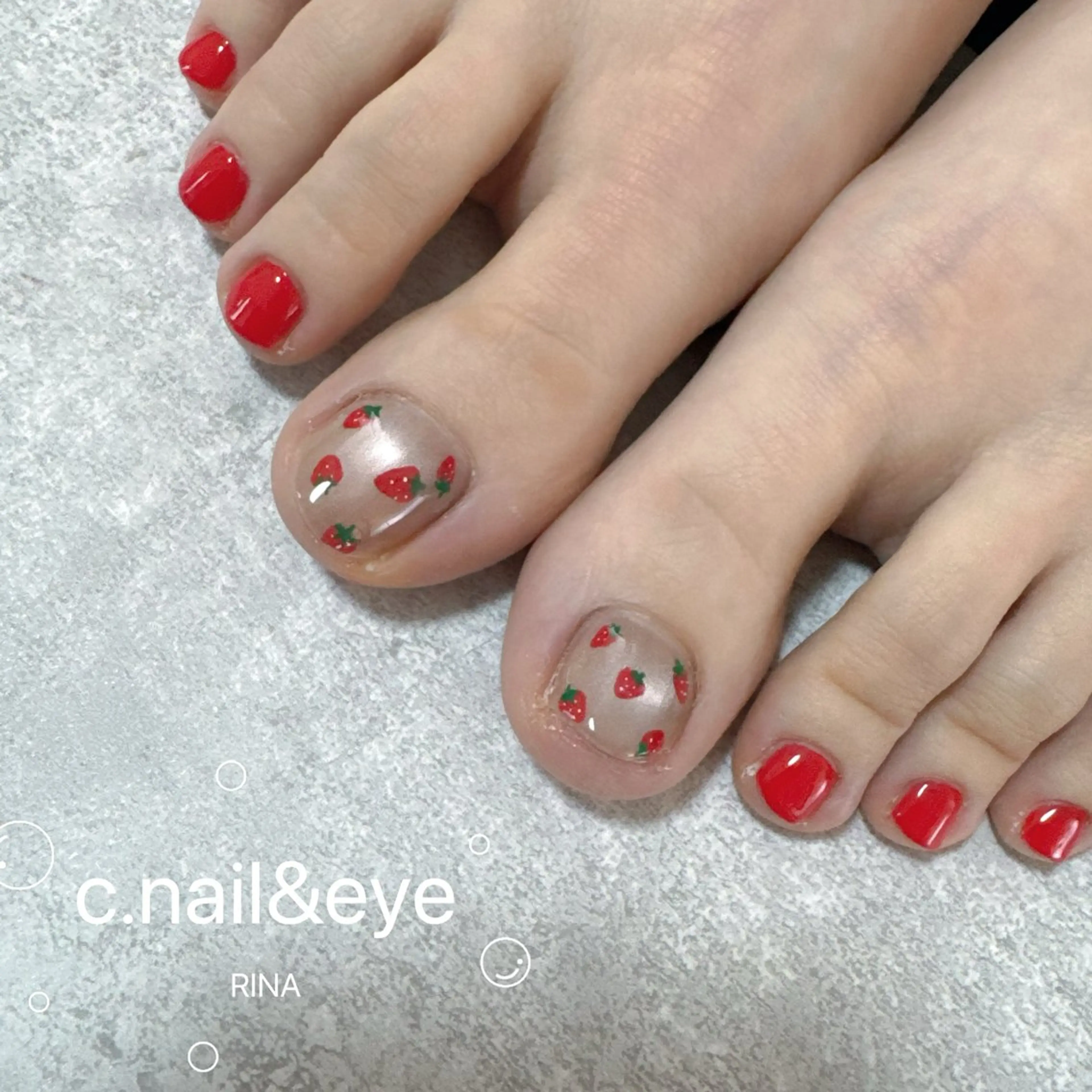 ネイル フットネイル C.Nail&EYE RINAのネイルデザイン