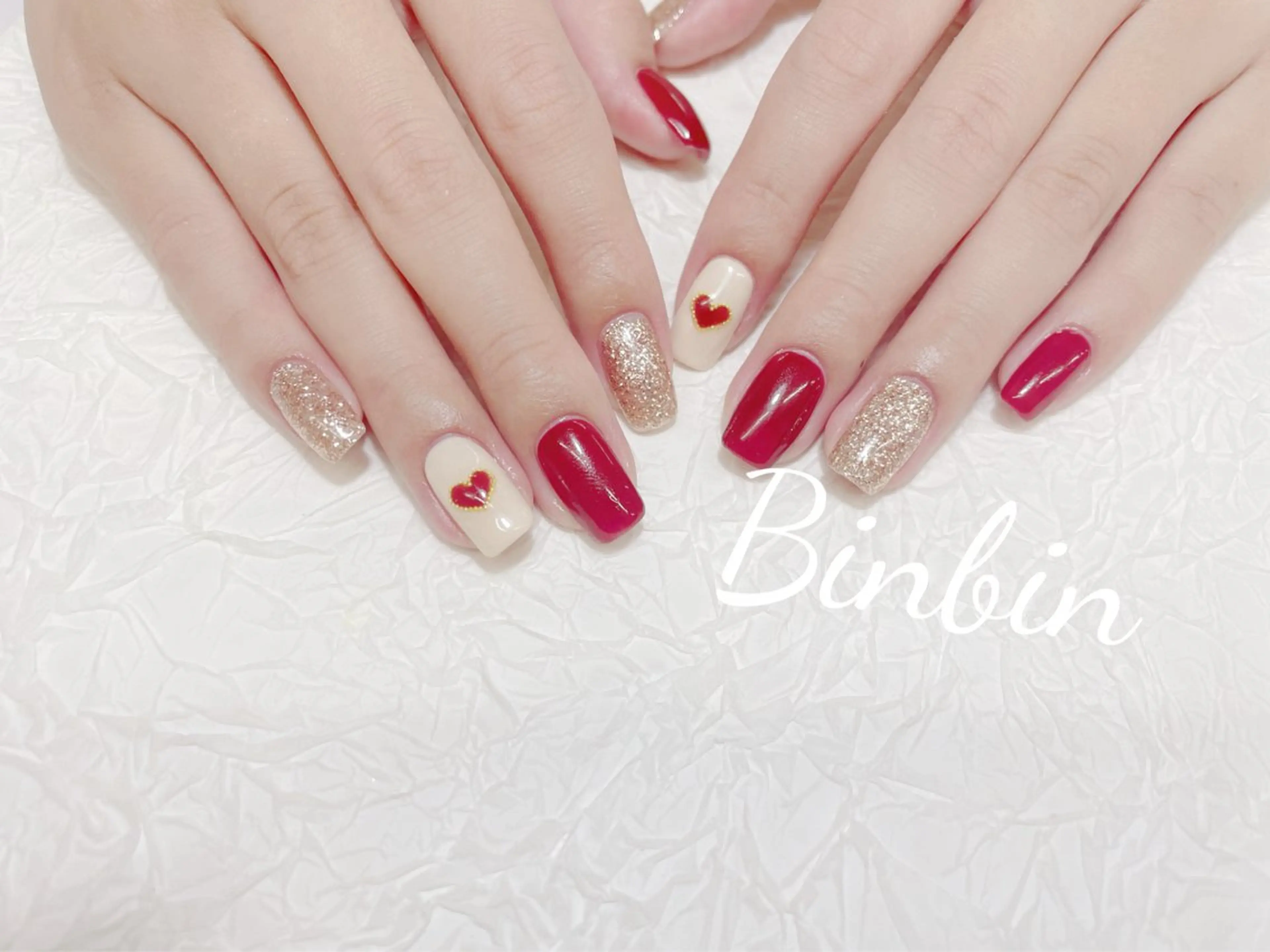 ネイル ハンドネイル ハンドケア Bin Binのネイルデザイン