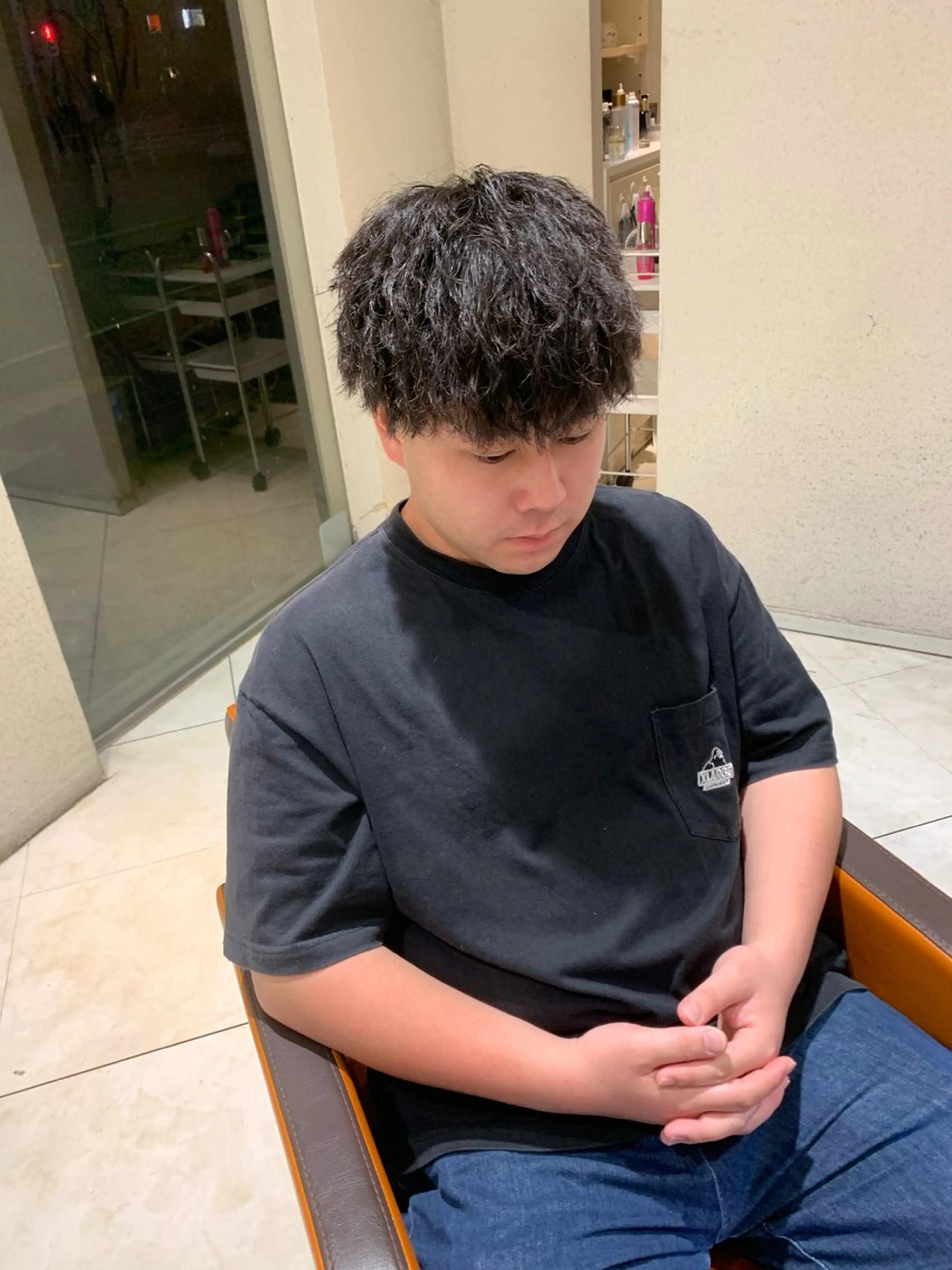 パーマ メンズ パーマ LA.DONNAADDESSO所属・山中 翔平のヘアスタイル