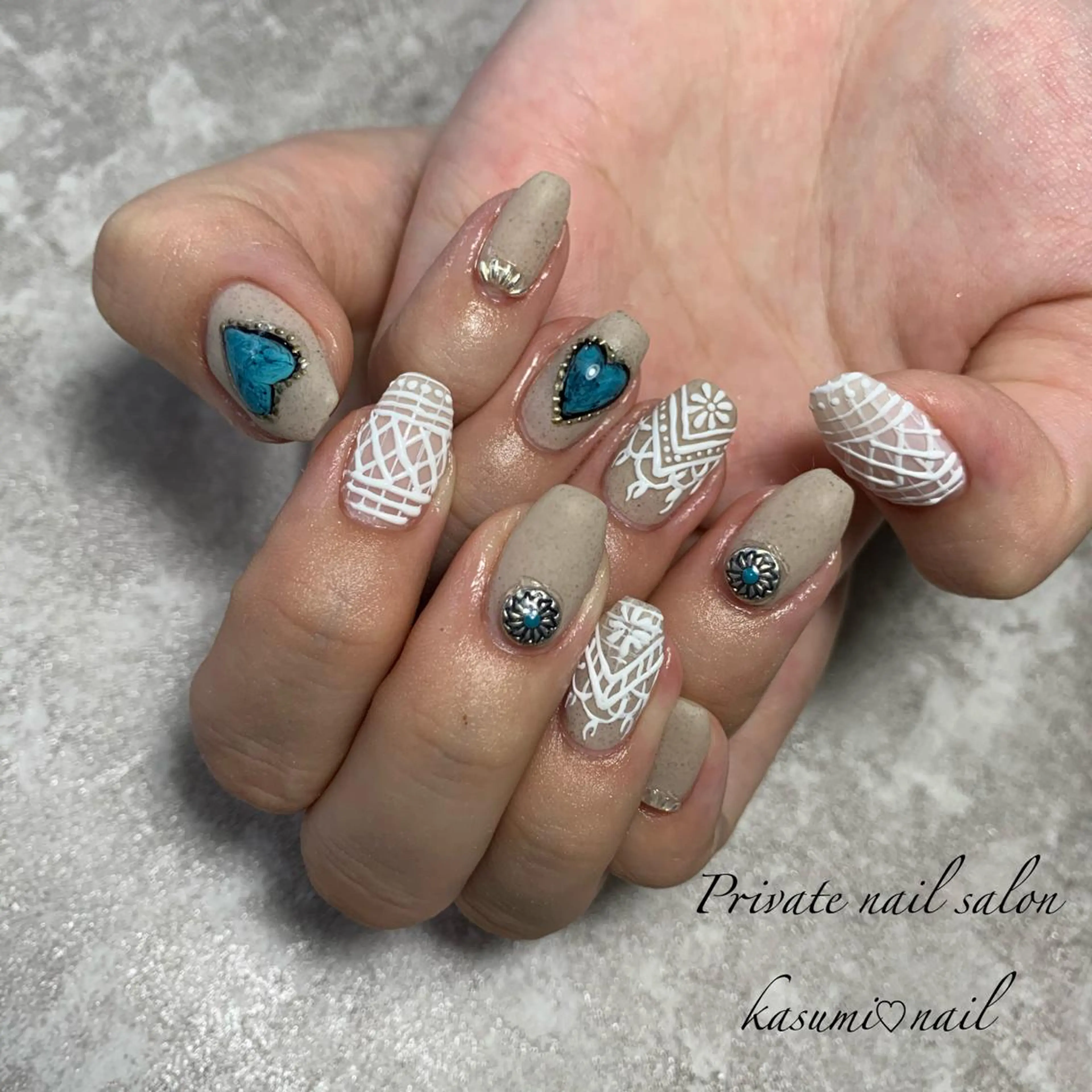 ネイル アートネイル フットネイル ジェルネイル マグネットネイル 大理石ネイル(マーブル) KASUMI♡ Nailのネイルデザイン