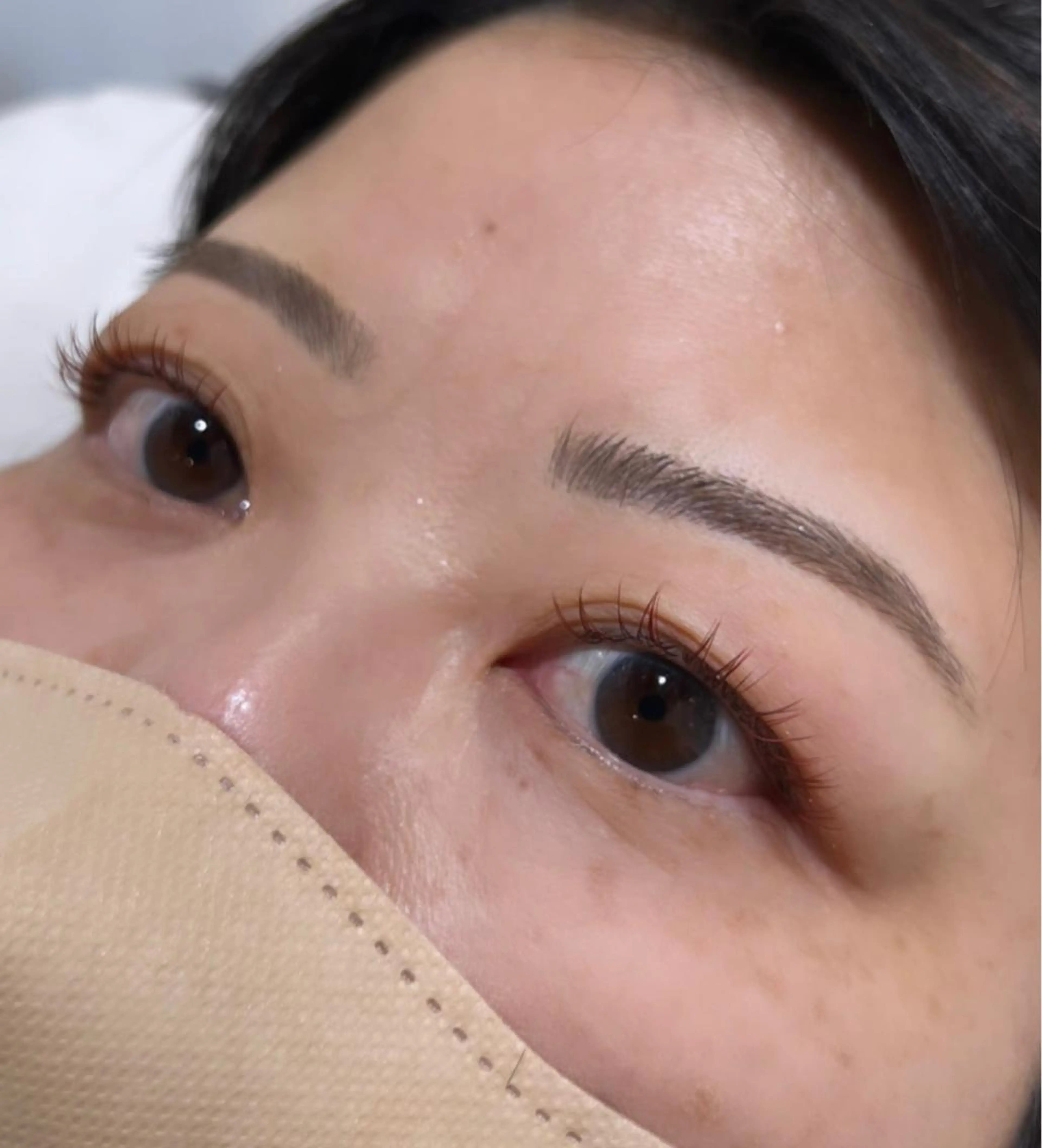 マツエク・マツパ アイブロウ 眉カラー unolash 牟田のマツエク・マツパデザイン