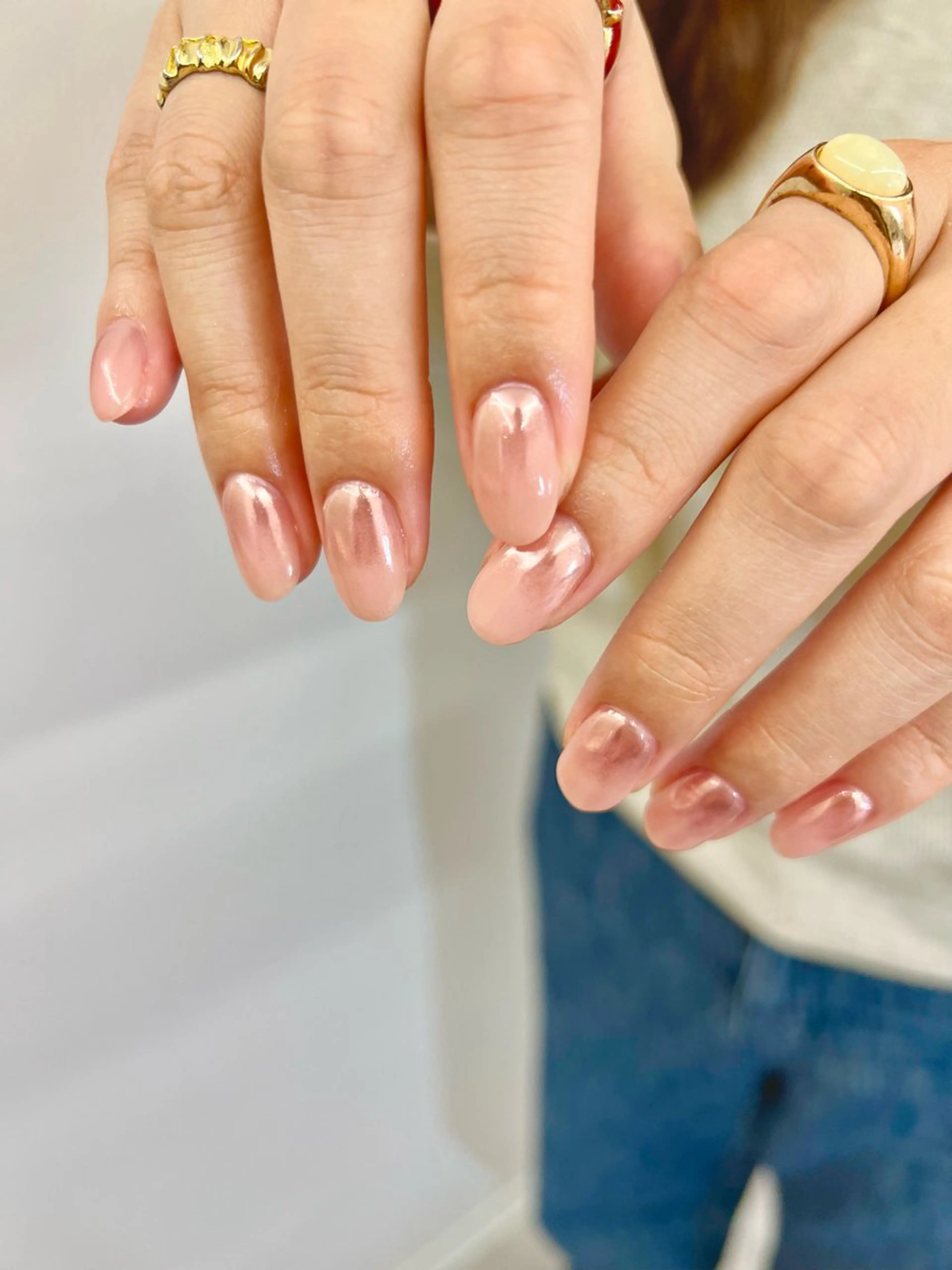 ネイル ジェルネイル グラデーション キラキラネイル マグネットネイル ミラーネイル ハンドネイル ハンドケア Bana_ Nailのその他イメージ