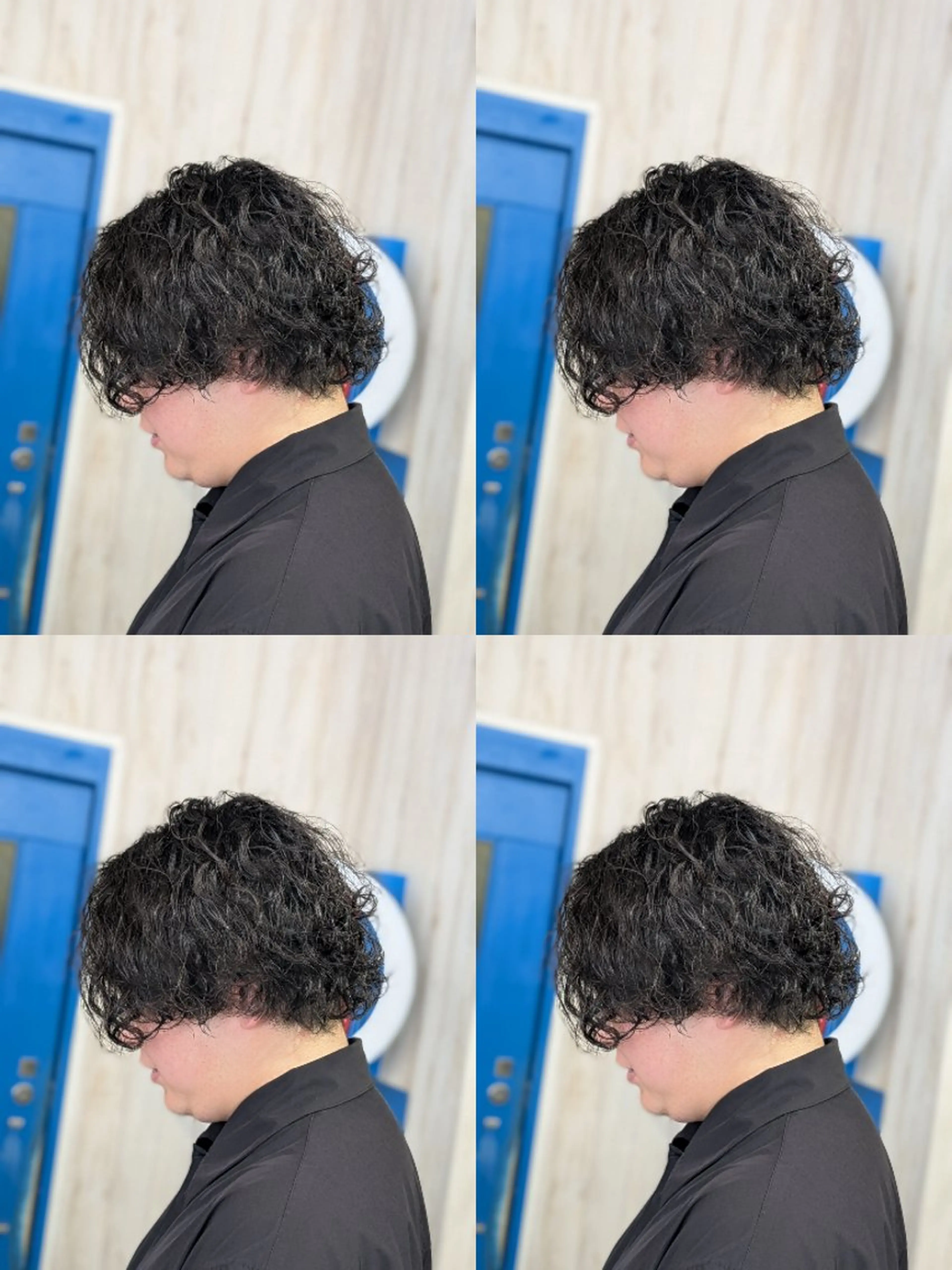 パーマ メンズ アップバング センターパート フェードカット メンズ韓国風 韓国マッシュ カット パーマ トリートメント メンズパーマ/ボブ/ レイヤー店長えのもとのヘアスタイル