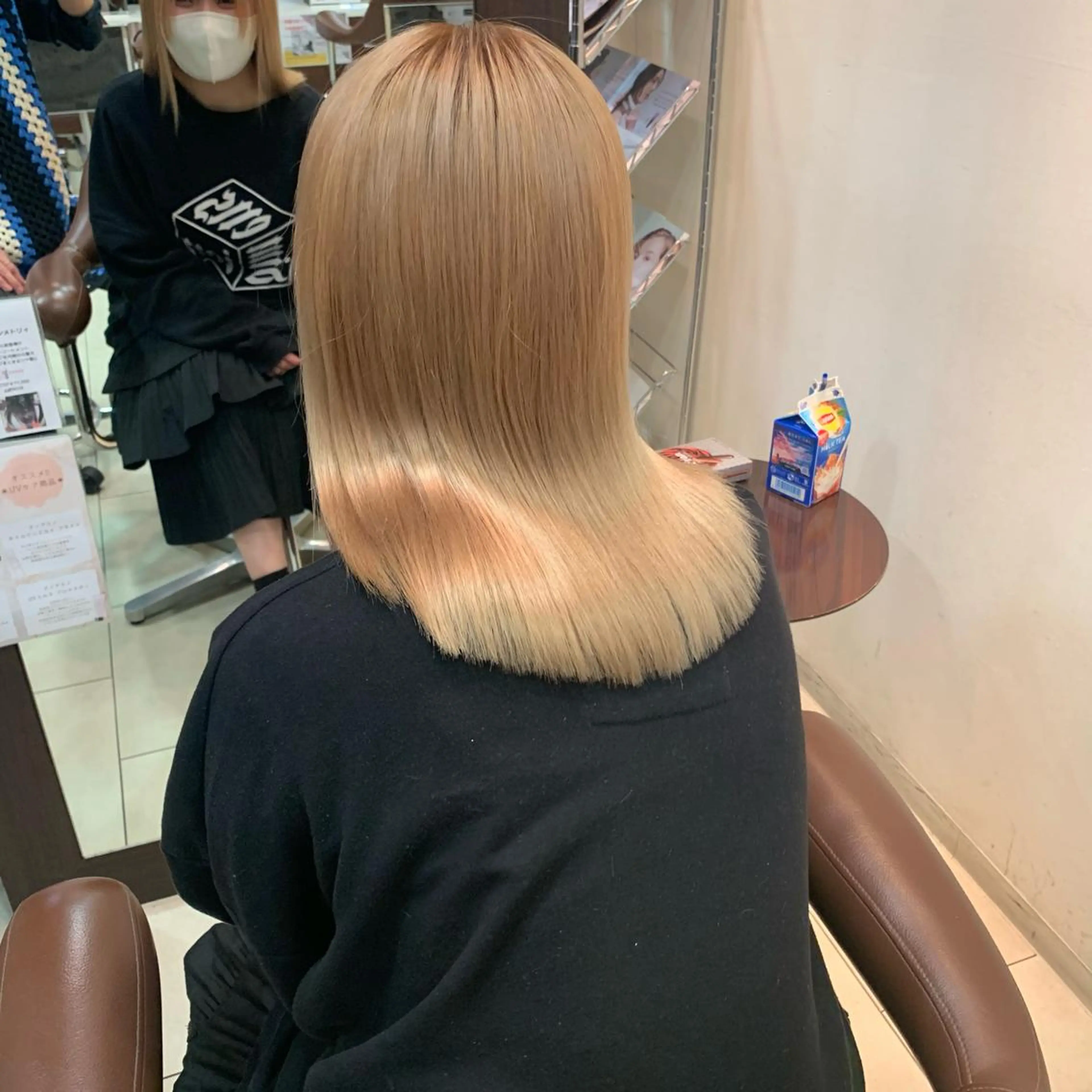 ミディアム カラー ヘアカラー 甲斐 司のヘアスタイル