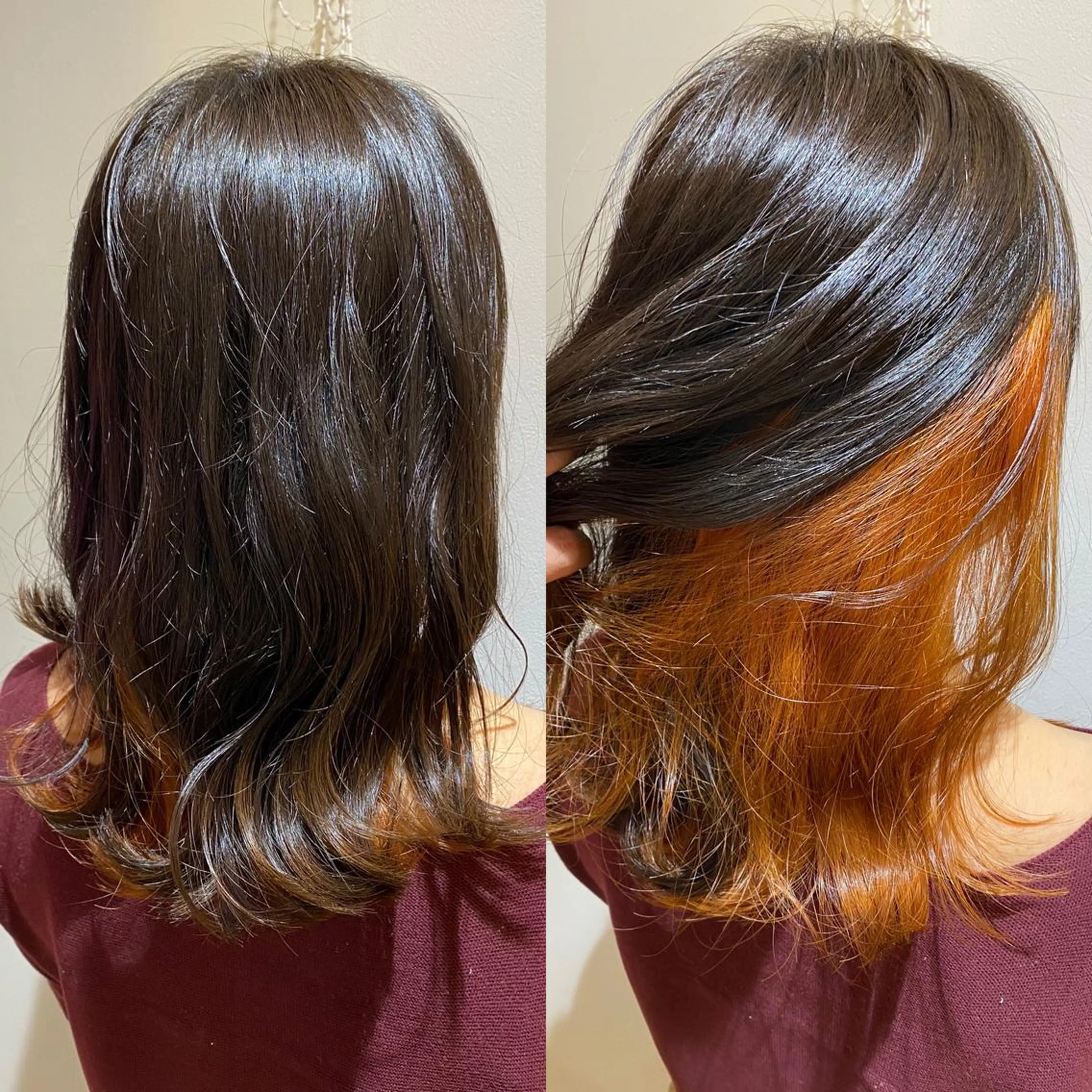 セミロング カット ヘアカラー 鈴木 マサアキのヘアスタイル