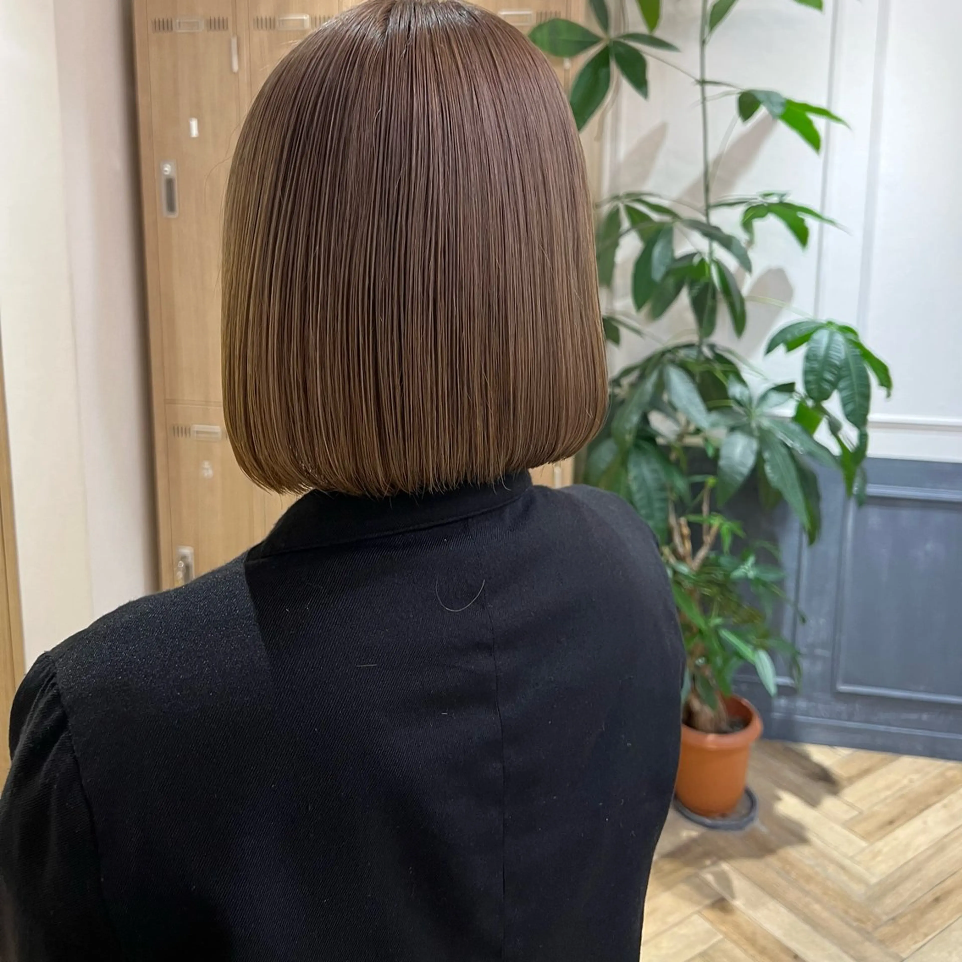 ミディアム カラー 艶カラー/韓国顔周り 🎀mamiのヘアスタイル