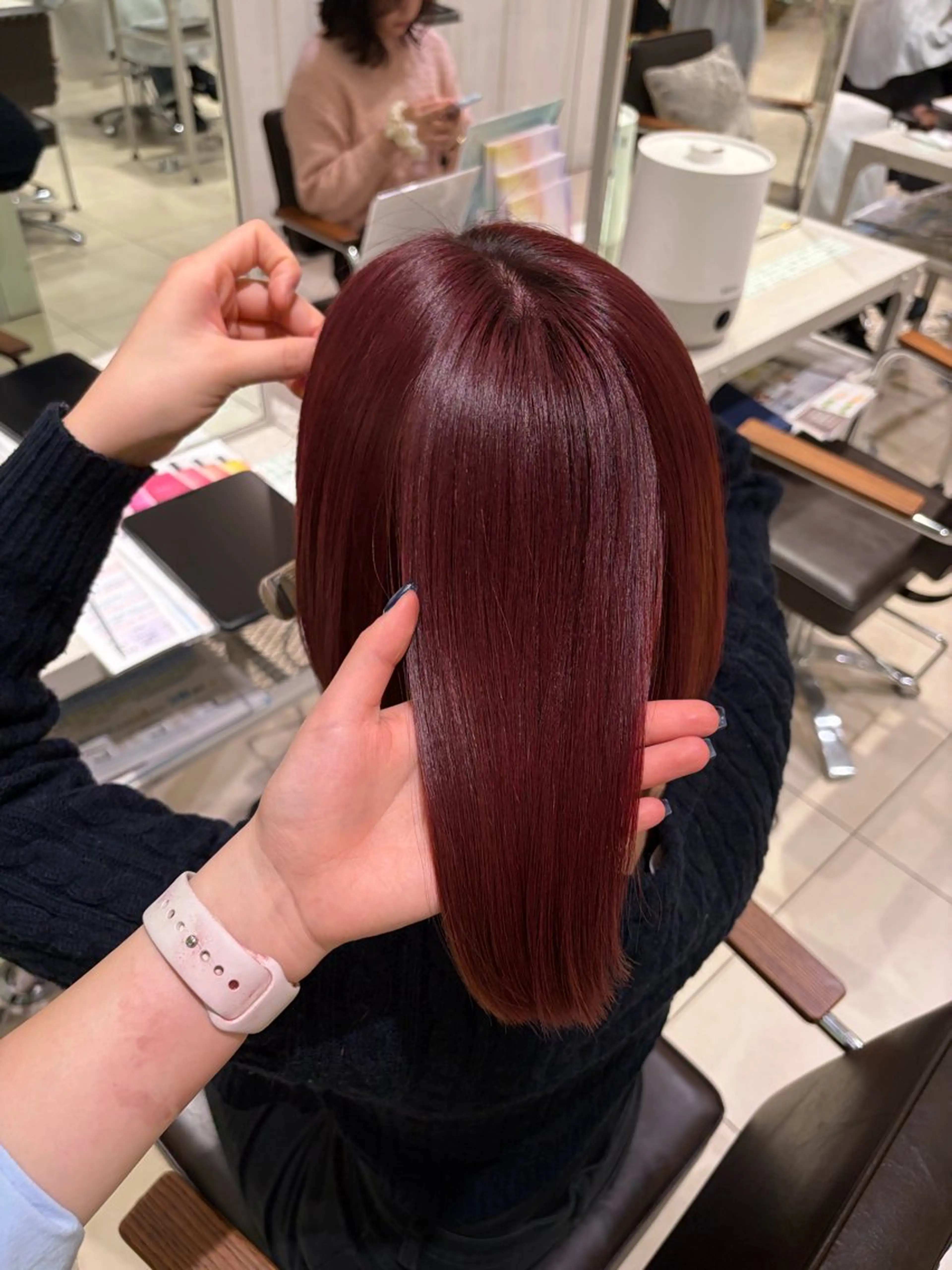 ショート ヘアカラー 愛されcolor💘 Aina/ツヤ髪のヘアスタイル