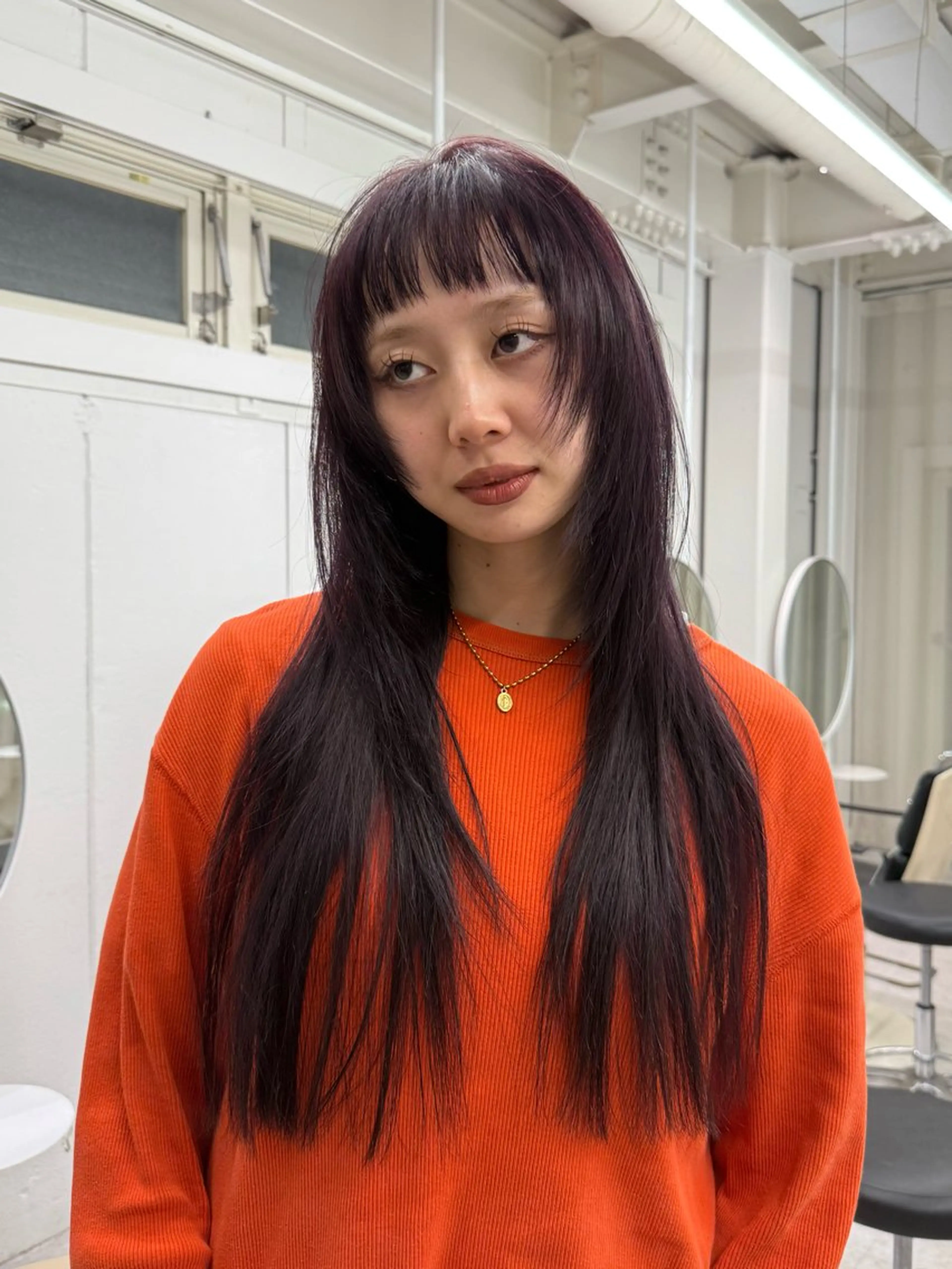 ロング カラー ヘアアレンジ ヘアカラー トリートメント 🦠デザインカラー/ 魚瀬あおい🦠のヘアスタイル