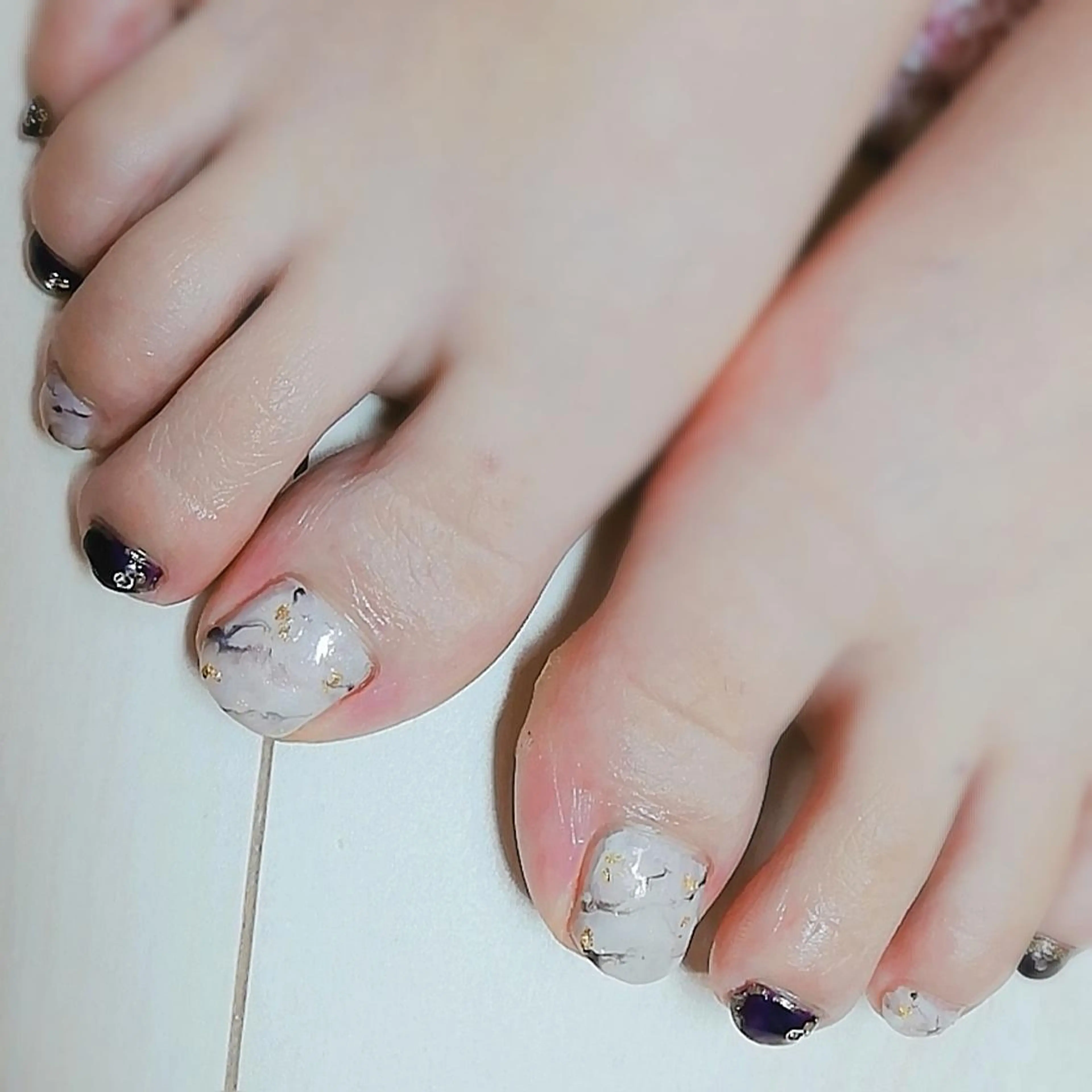 ネイル アートネイル フットネイル 柴崎 美幸のネイルデザイン