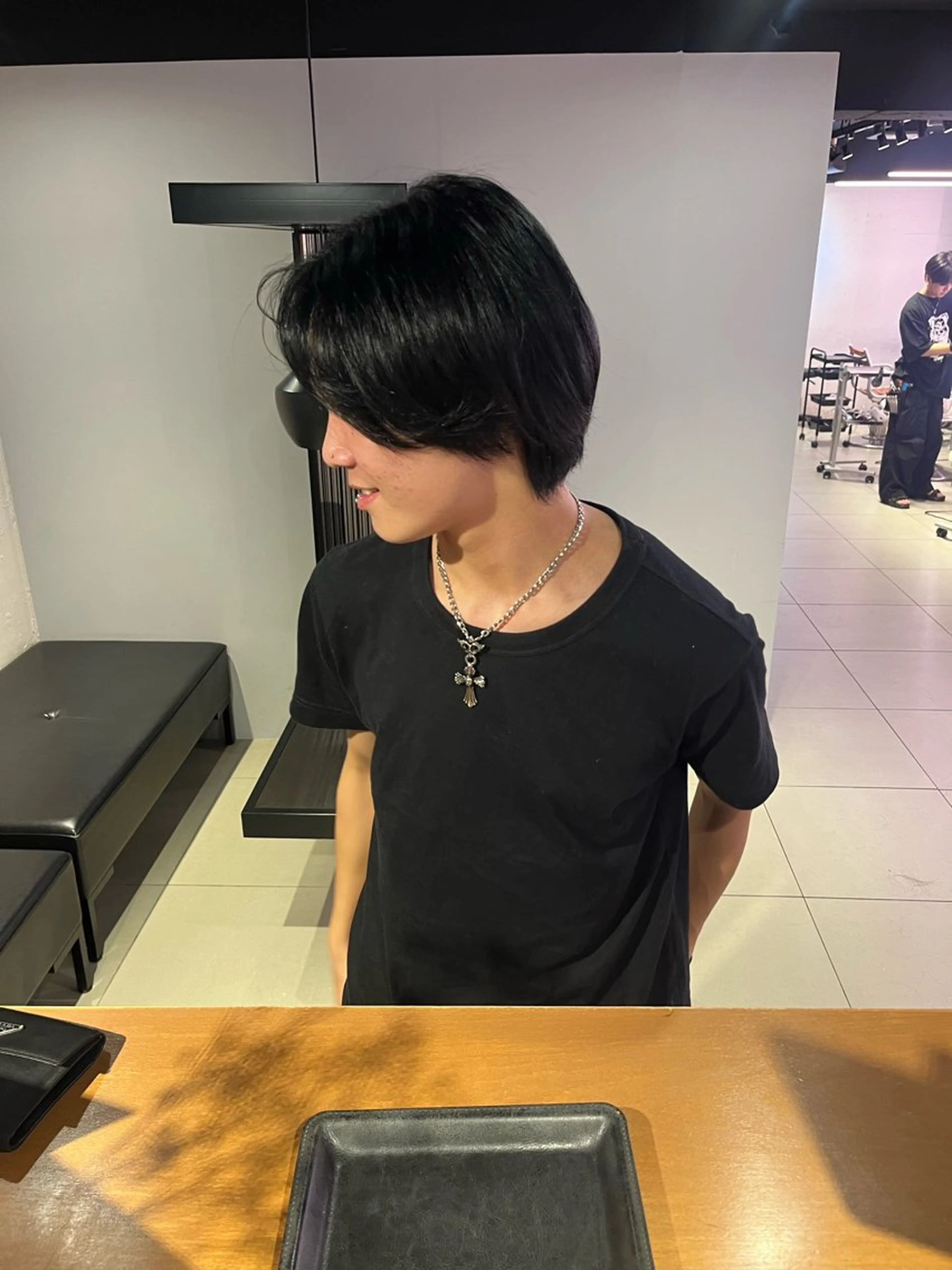 メンズ メンズブリーチ メンズハイトーン きど ゆうきのヘアスタイル