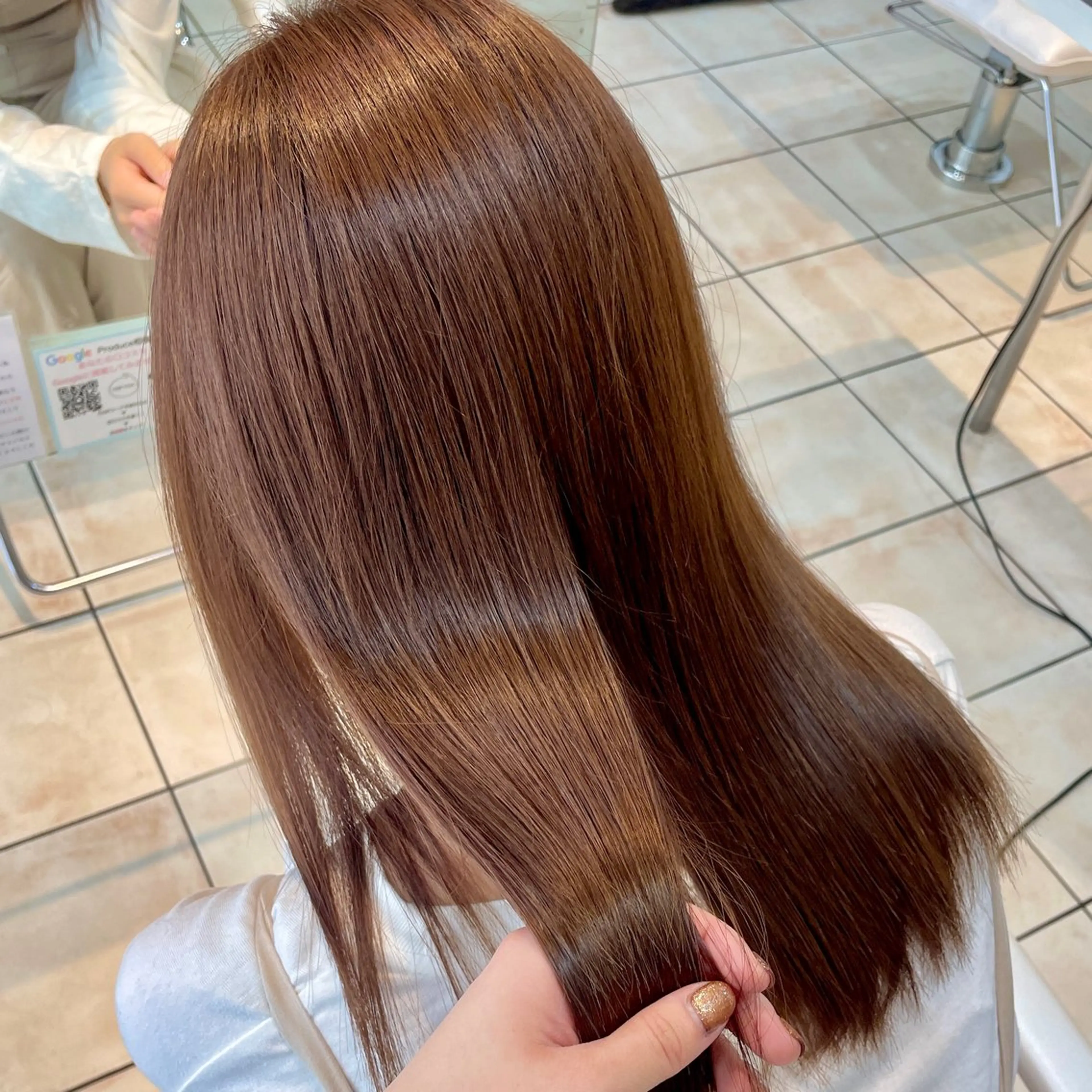 ミディアム カラー ブリーチ/ヘアセット 【𝙍𝙞𝙣𝙤】のヘアスタイル