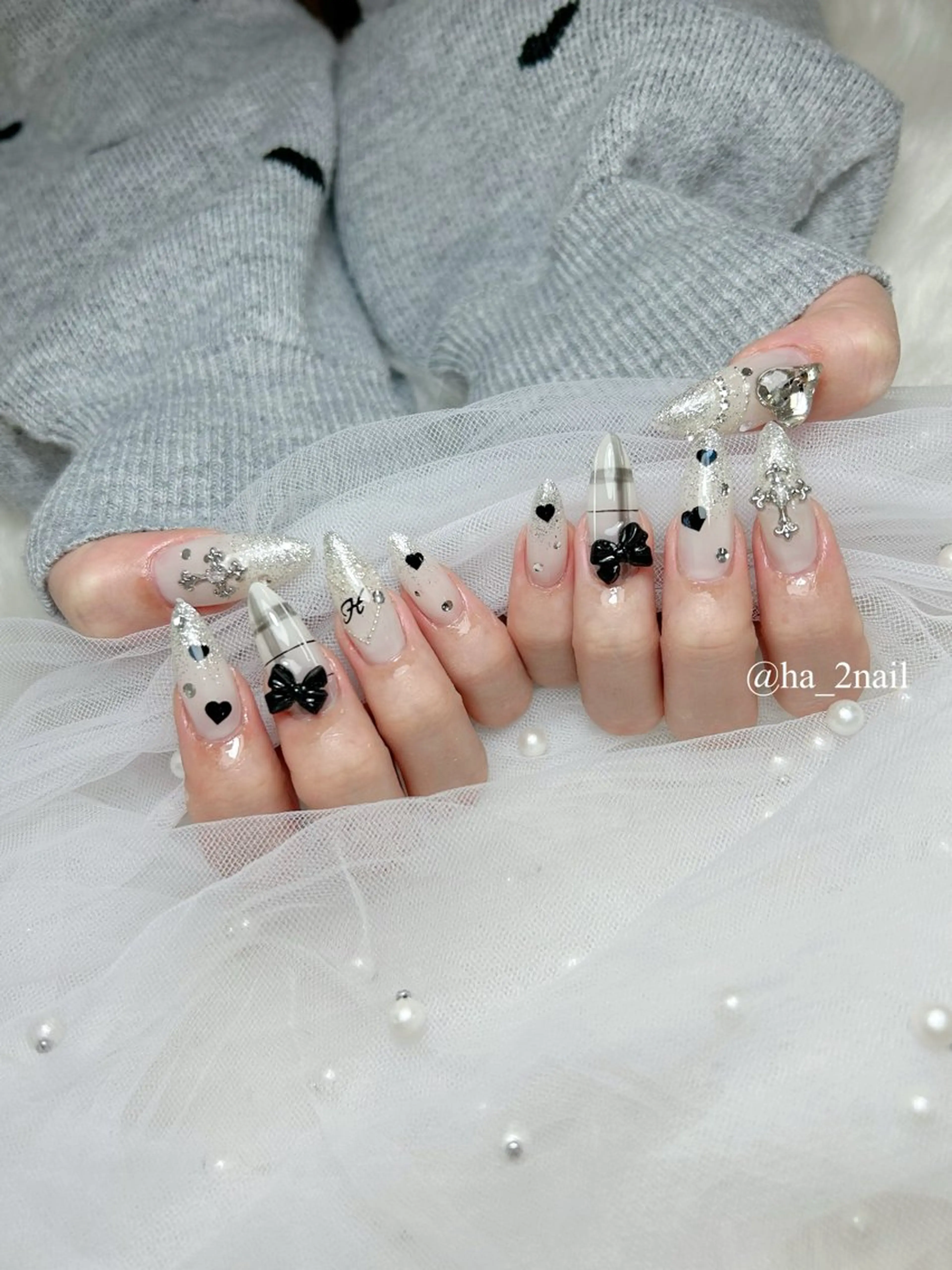 ネイル NAIL and EYELASH ALPHA.所属・ALPHA. 姫繇のネイルデザイン
