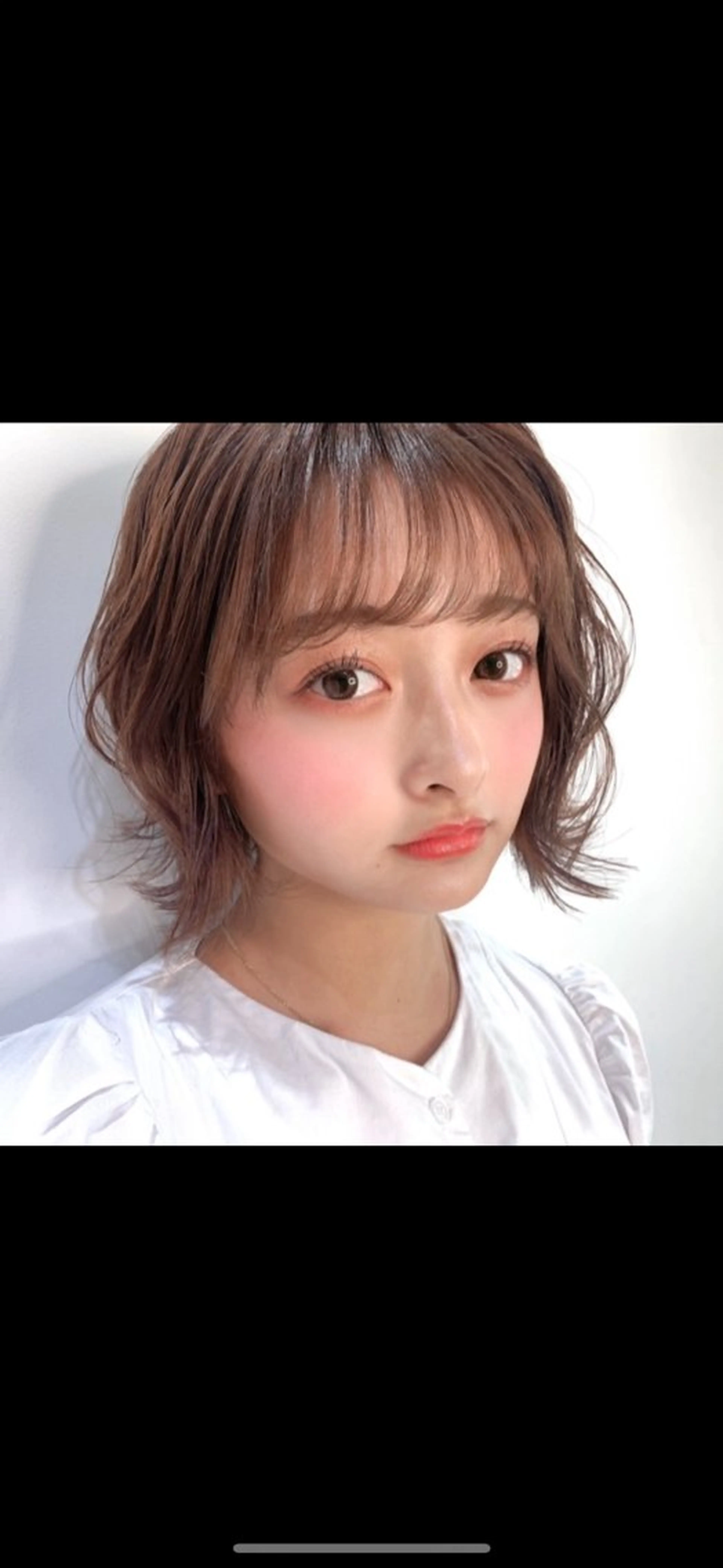 ショート カラー カット ヘアカラー トリートメント JYUNESU表参道所属・韓国ヘア🇰🇷🎀 透明感カラーのヘアスタイル