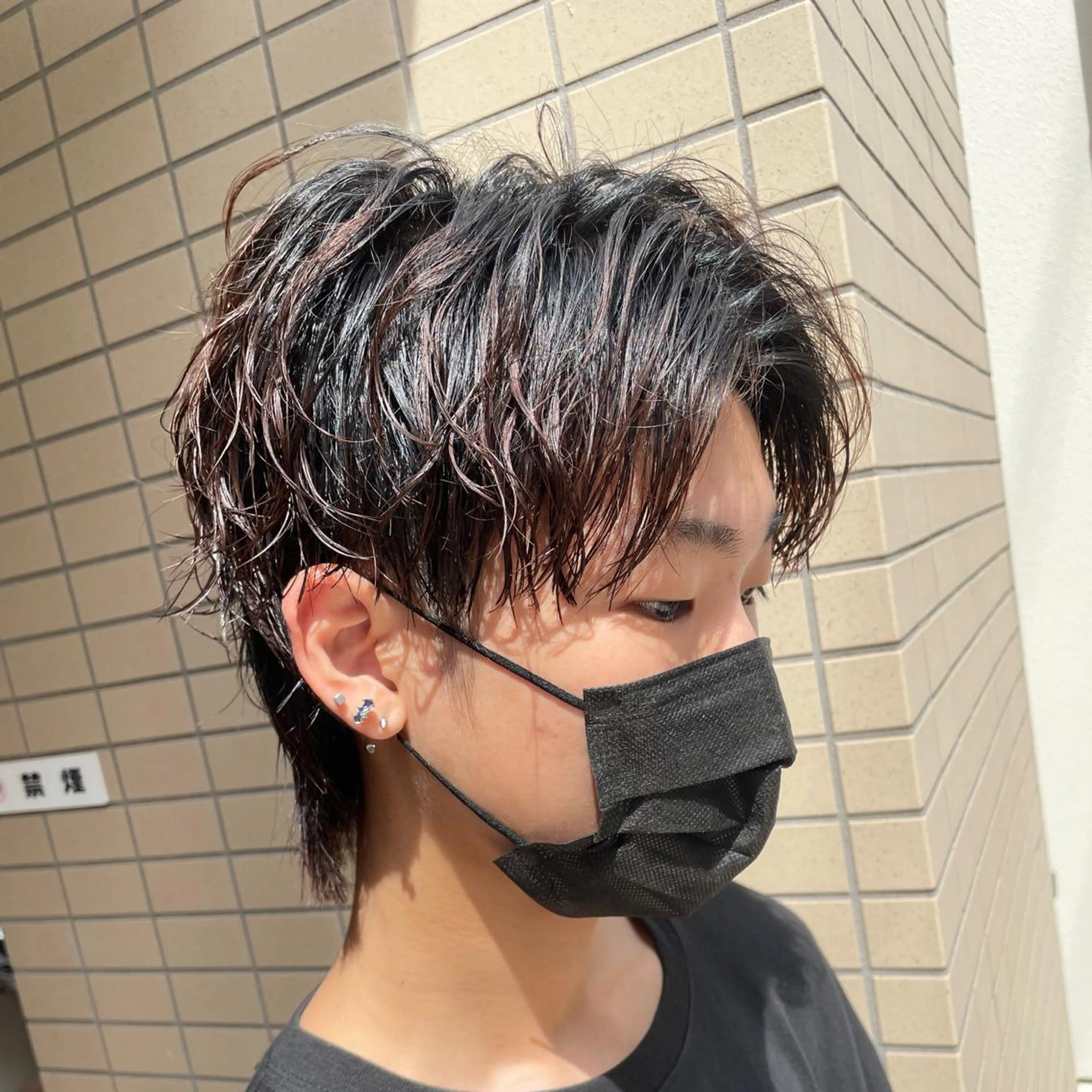 ショート パーマ メンズ 辻堂メンズ特化 YU-YAのヘアスタイル