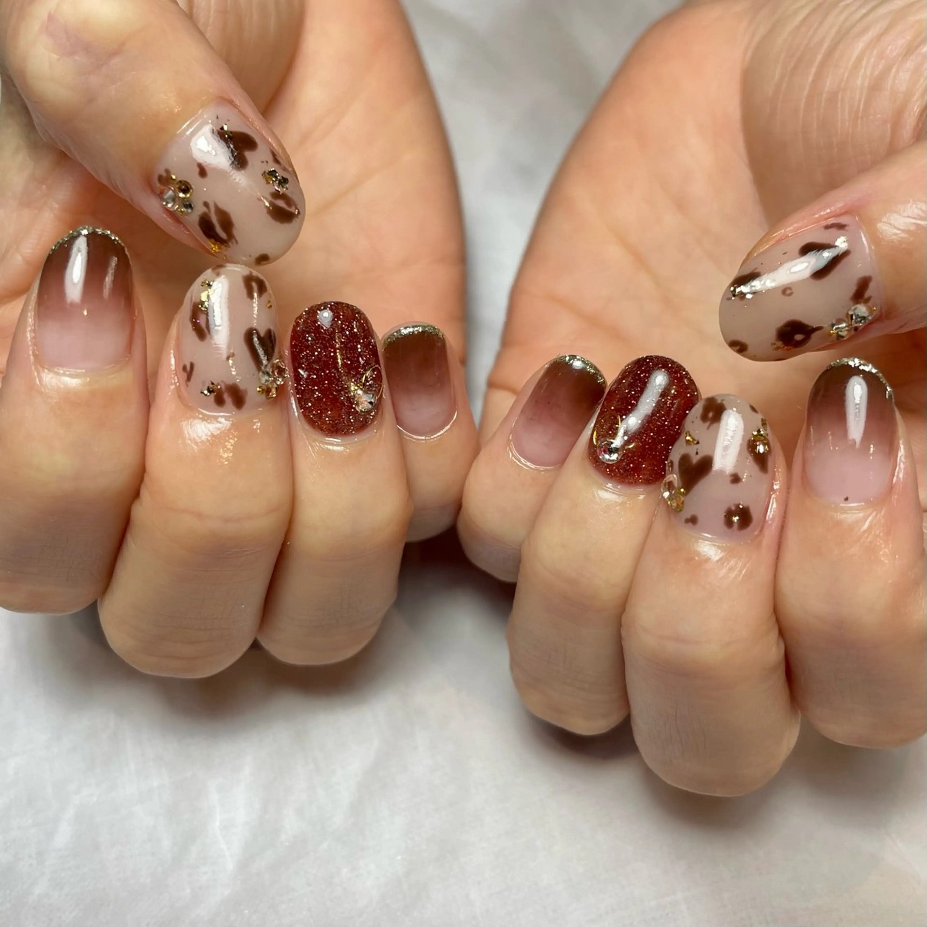 ネイル 持ち込み ハンドネイル Reflection marikoのネイルデザイン