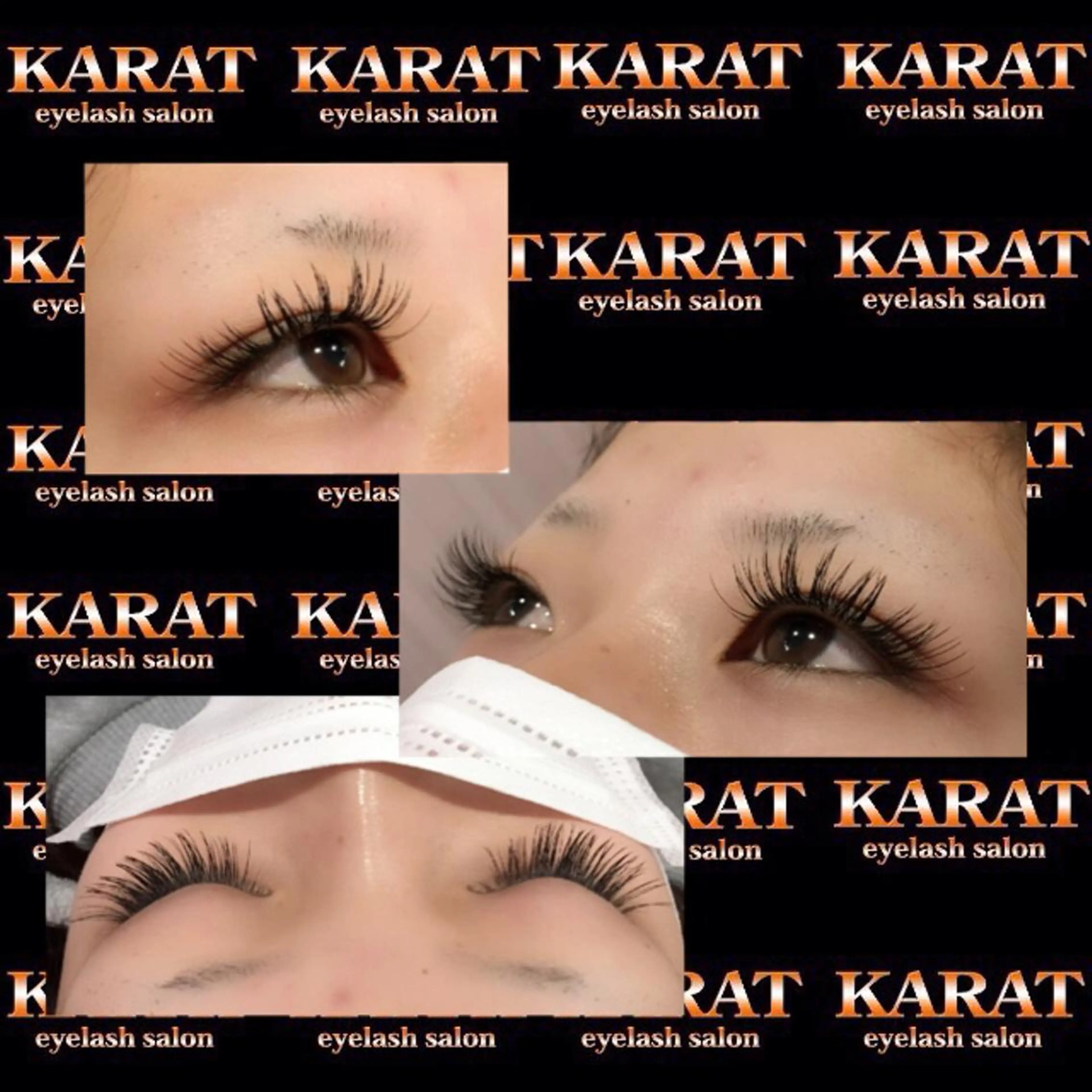 マツエク・マツパ フラットラッシュ Jカール ★ KAEDE ★のマツエク・マツパデザイン