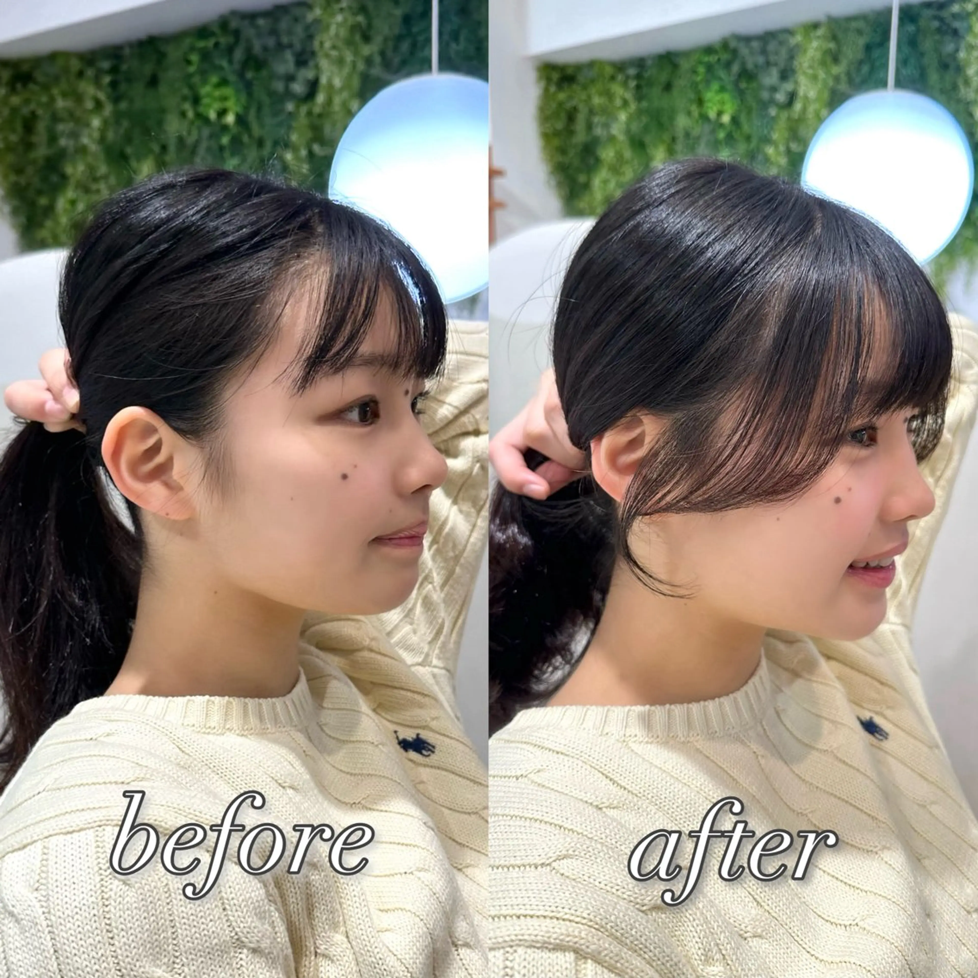 セミロング VIEW BLUE所属・レイヤー/顔まわり /亀戸錦糸町/なつきのヘアスタイル