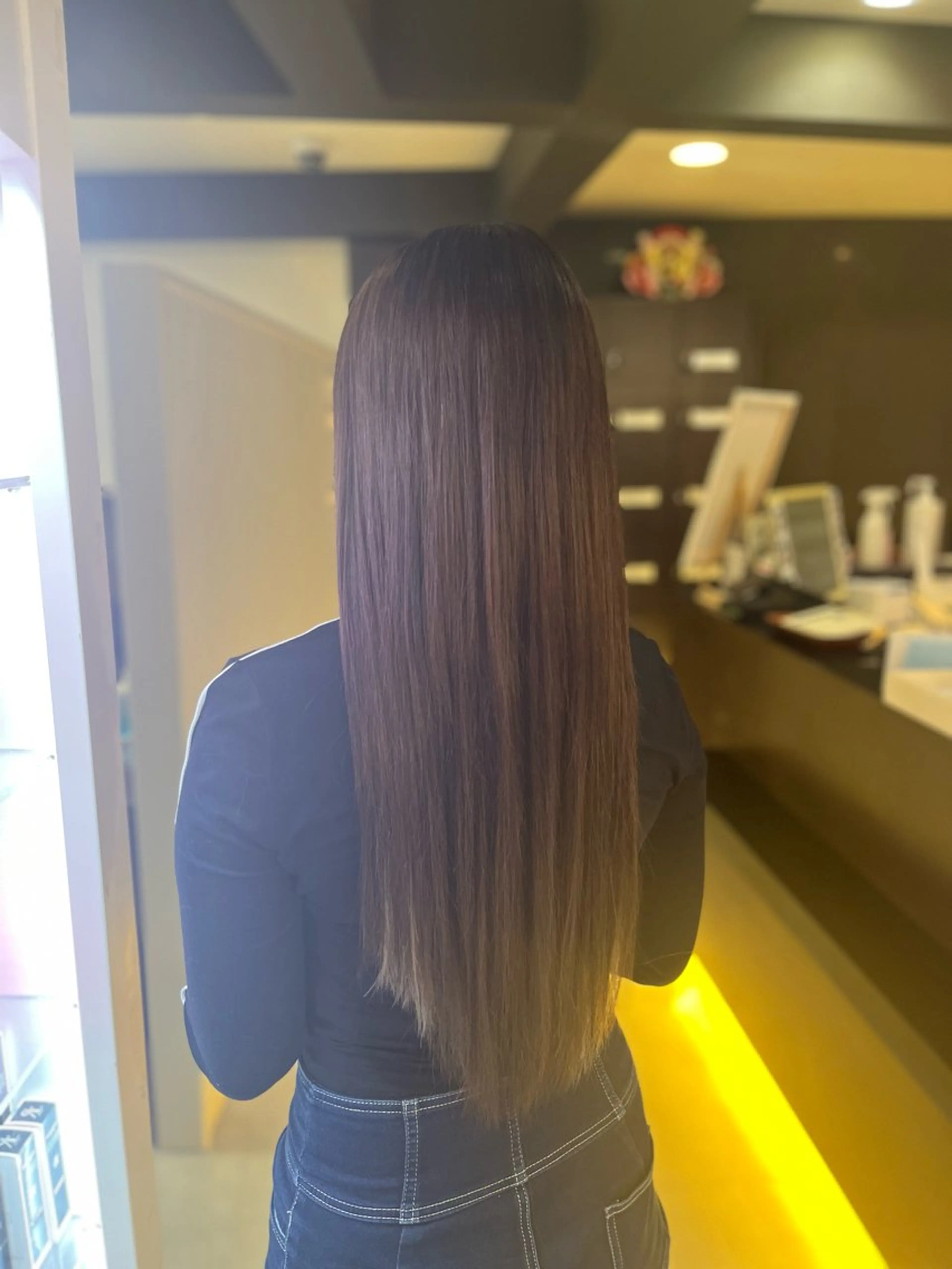 縮毛矯正+トリートメントの写真