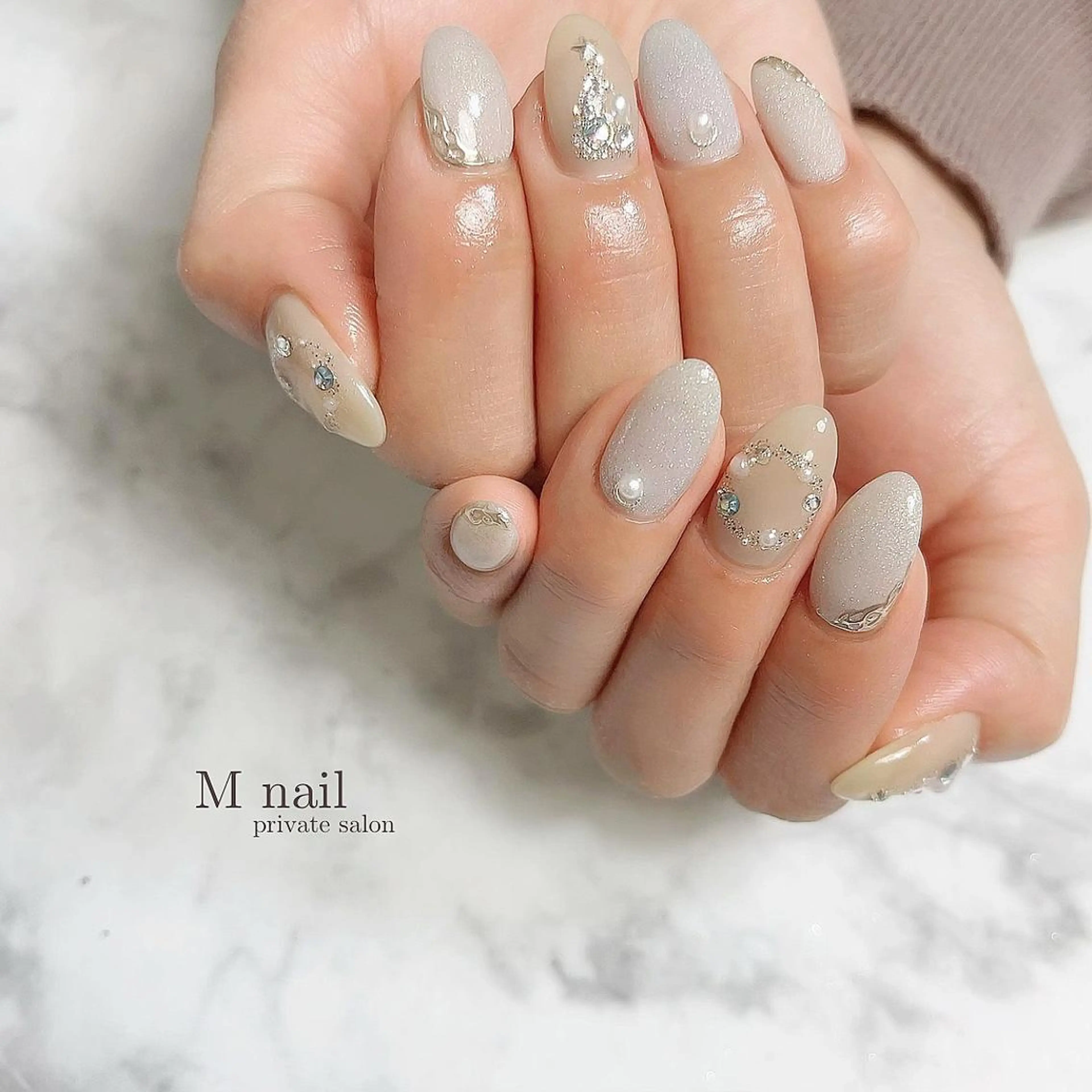 ネイル ハンドネイル M　nail所属・M nailのネイルデザイン