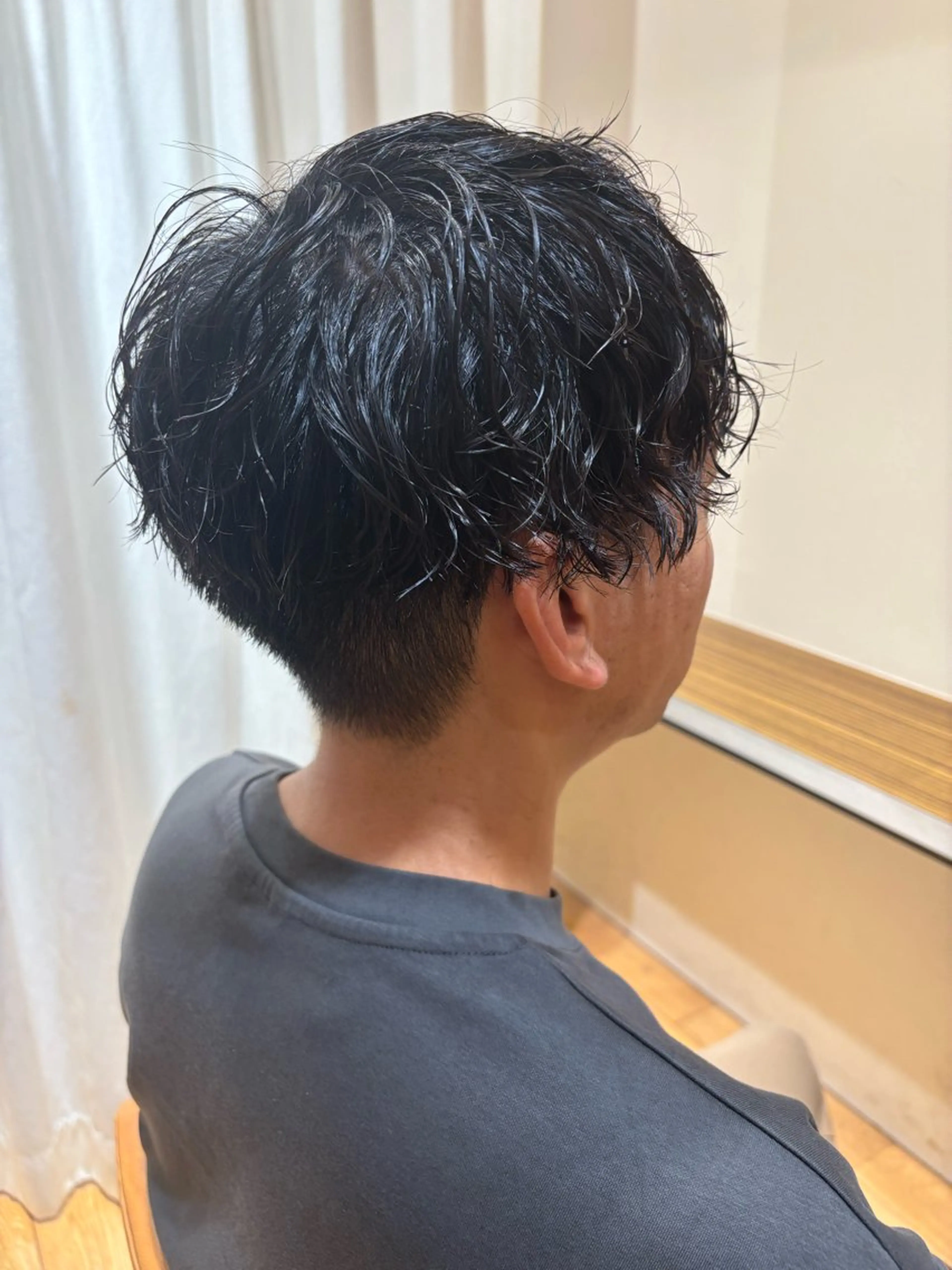 パーマ メンズ カット パーマ おもだか　がく /レディースカットのヘアスタイル