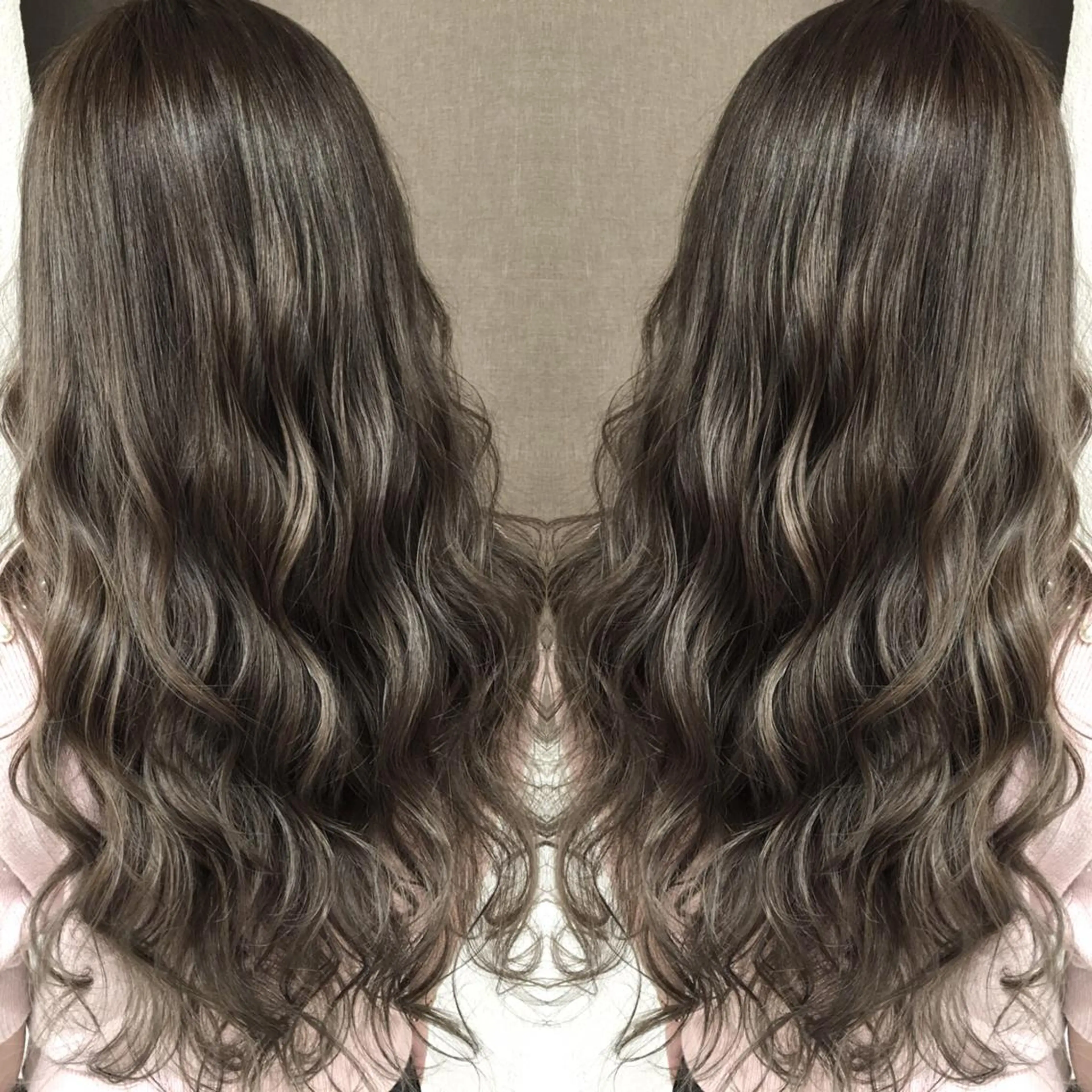 ロング カラー ハイライトカラー 3Dハイライト ハイライト ヘアカラー トリートメント 井上 一平のヘアスタイル