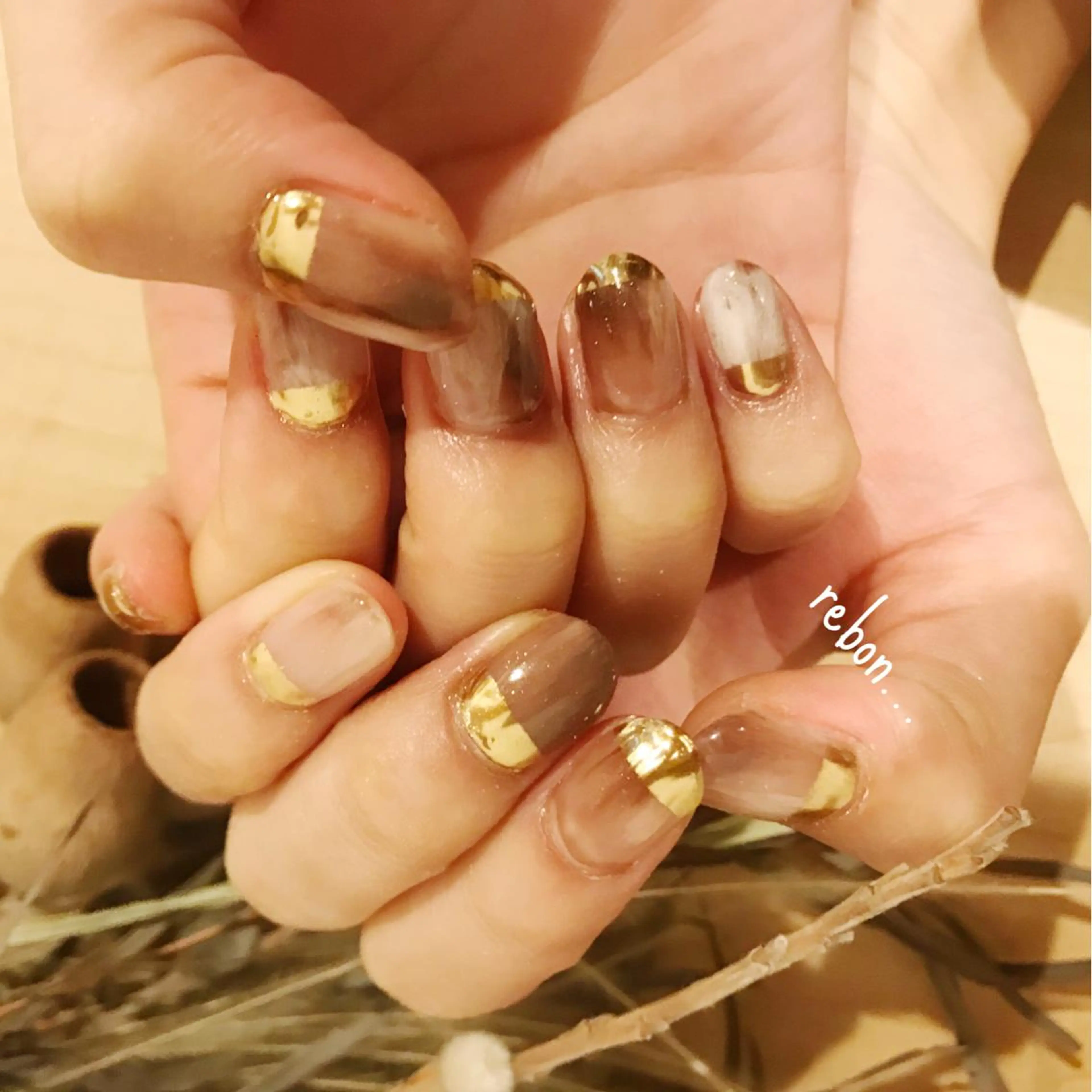 ネイル ハンドネイル フットネイル rebon＊ natsukiのネイルデザイン